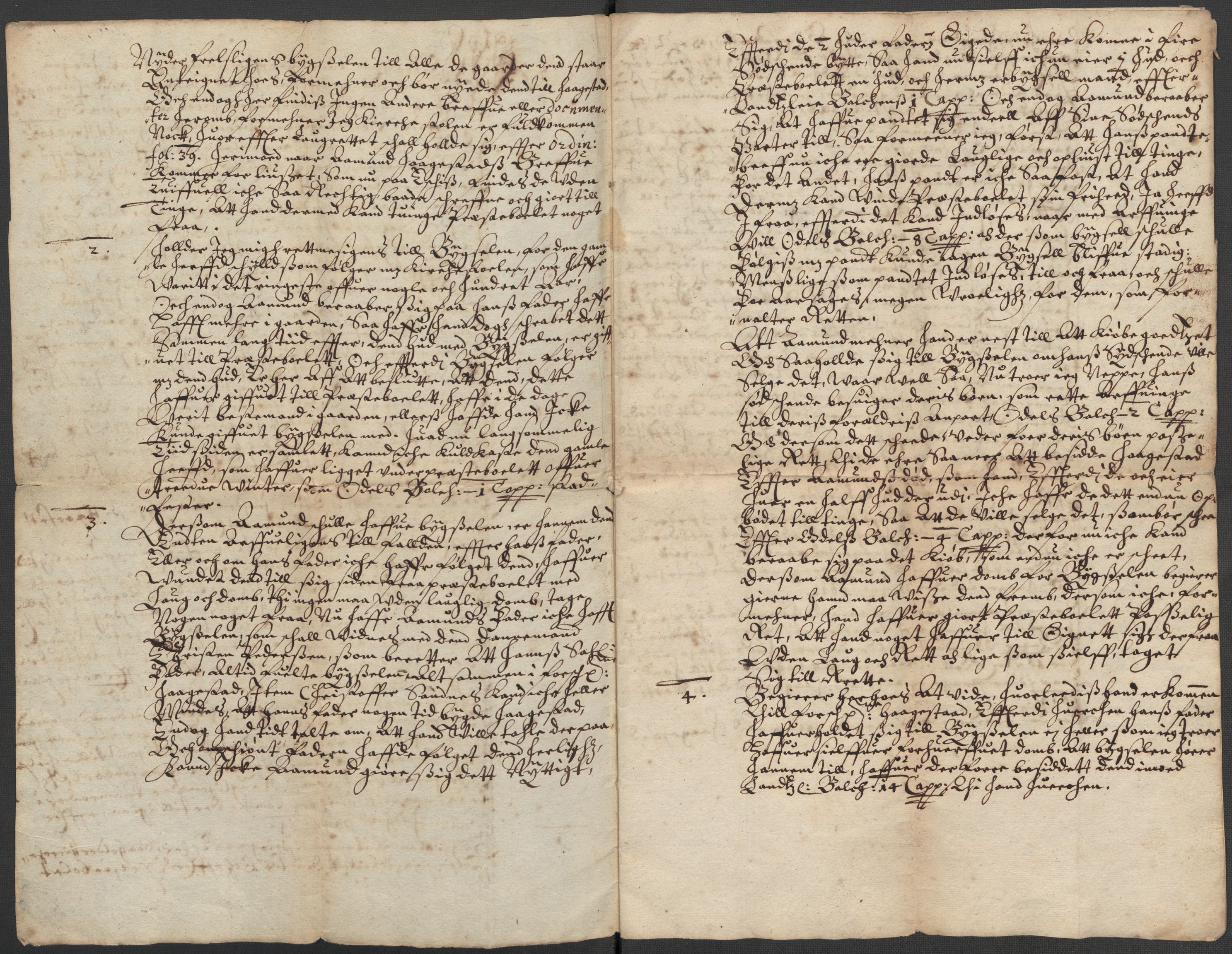 Riksarkivets diplomsamling, AV/RA-EA-5965/F15/L0025: Prestearkiv - Vestfold, 1572-1782, s. 28