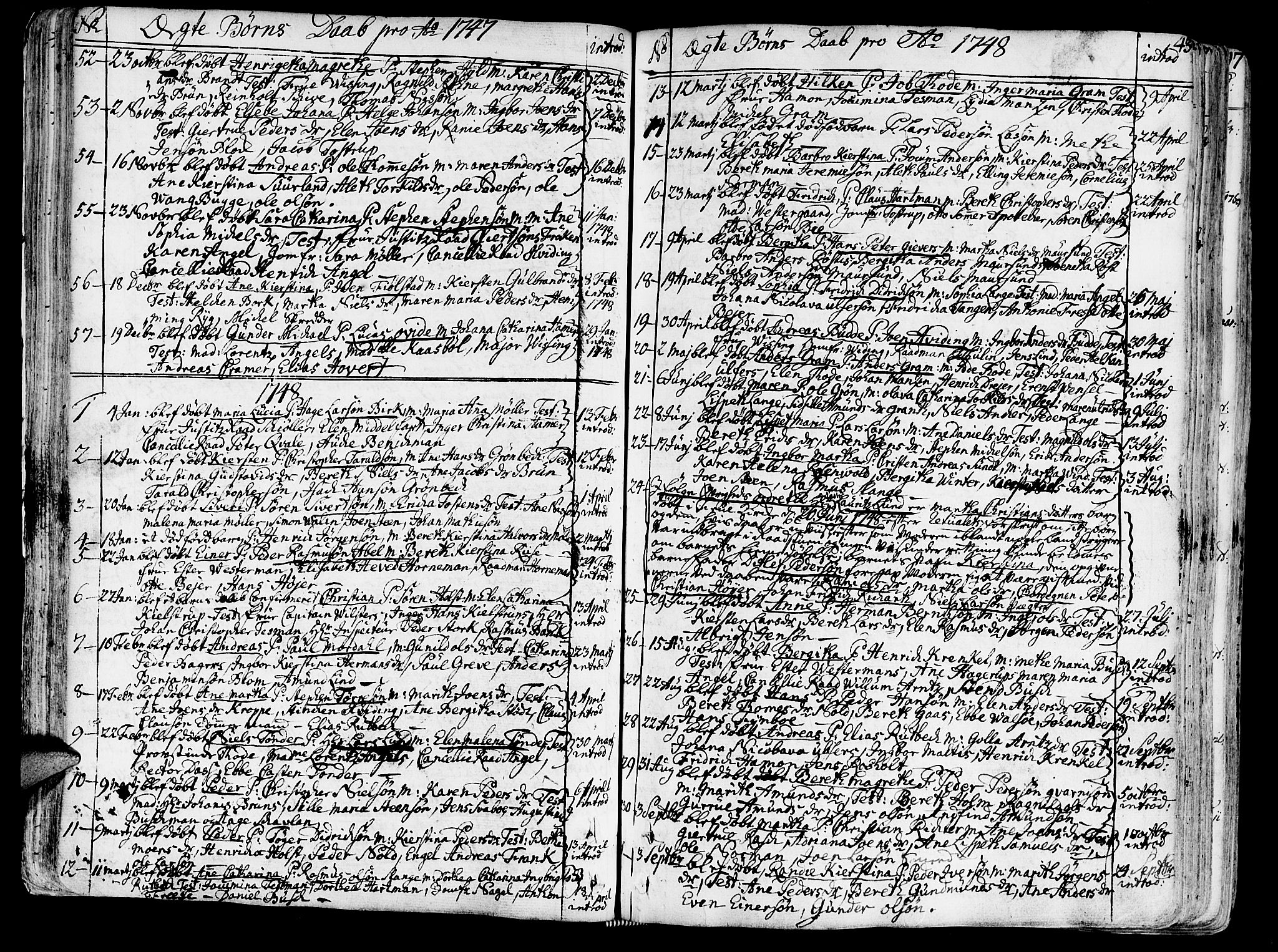 Ministerialprotokoller, klokkerbøker og fødselsregistre - Sør-Trøndelag, AV/SAT-A-1456/602/L0103: Ministerialbok nr. 602A01, 1732-1774, s. 43