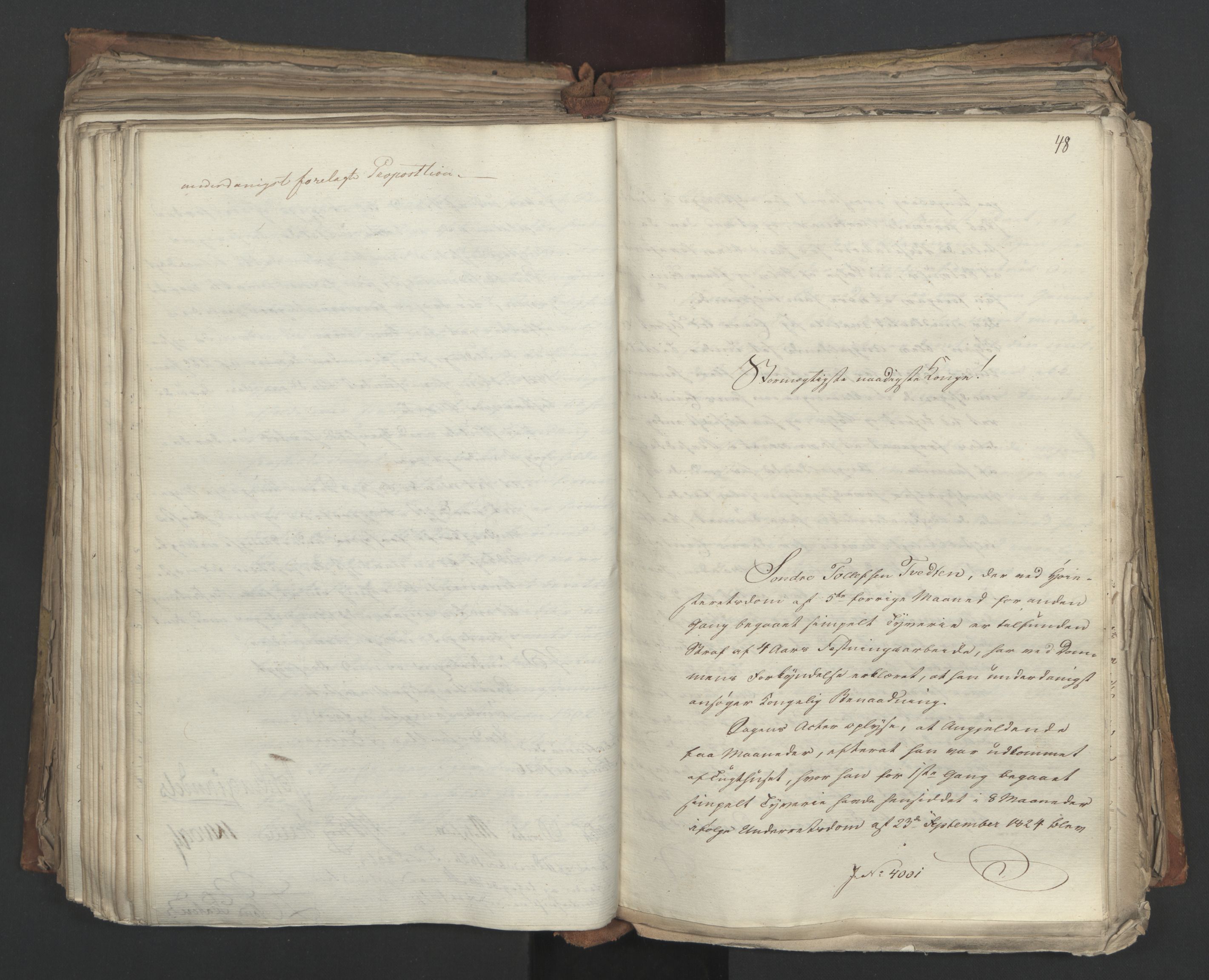 Statsrådsavdelingen i Stockholm, AV/RA-S-1003/D/Da/L0049: Regjeringsinnstillinger nr. 3860-4086, 1826, s. 341