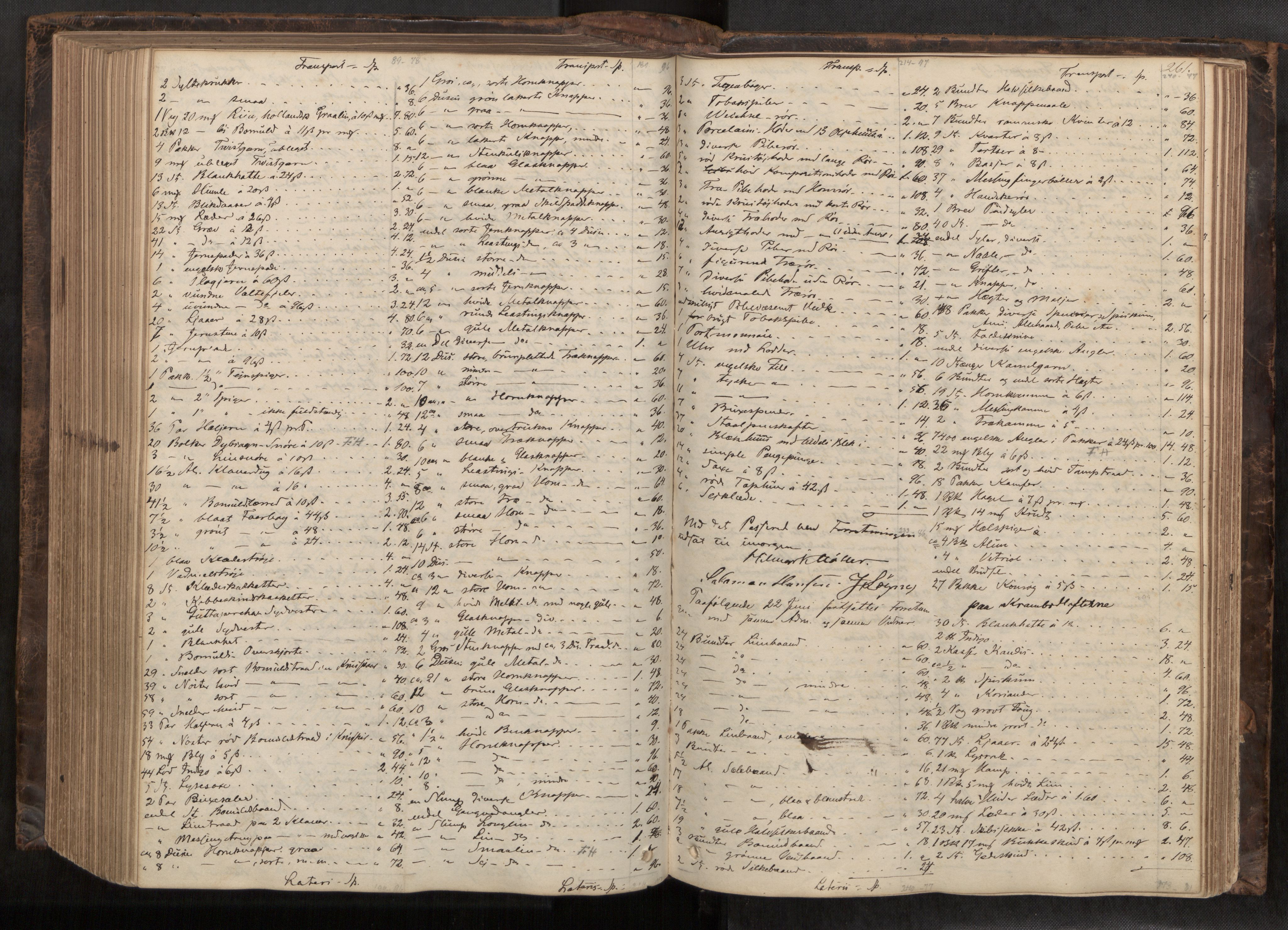 Helgeland sorenskriveri, AV/SAT-A-0004/3/3A/L0107: Skifteprotokoll 52, 1851-1859, s. 261