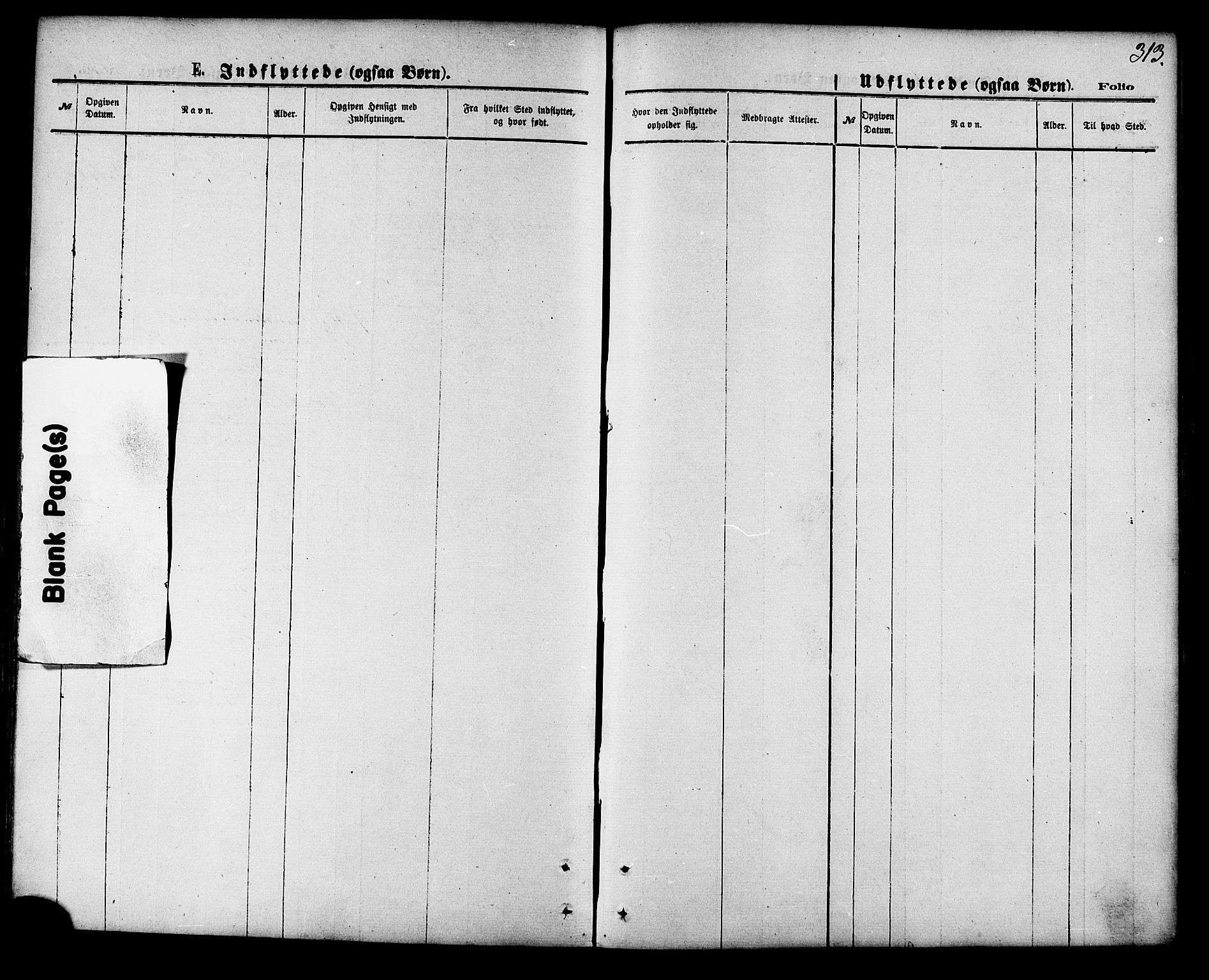 Ministerialprotokoller, klokkerbøker og fødselsregistre - Nordland, AV/SAT-A-1459/853/L0771: Ministerialbok nr. 853A10, 1870-1881, s. 313