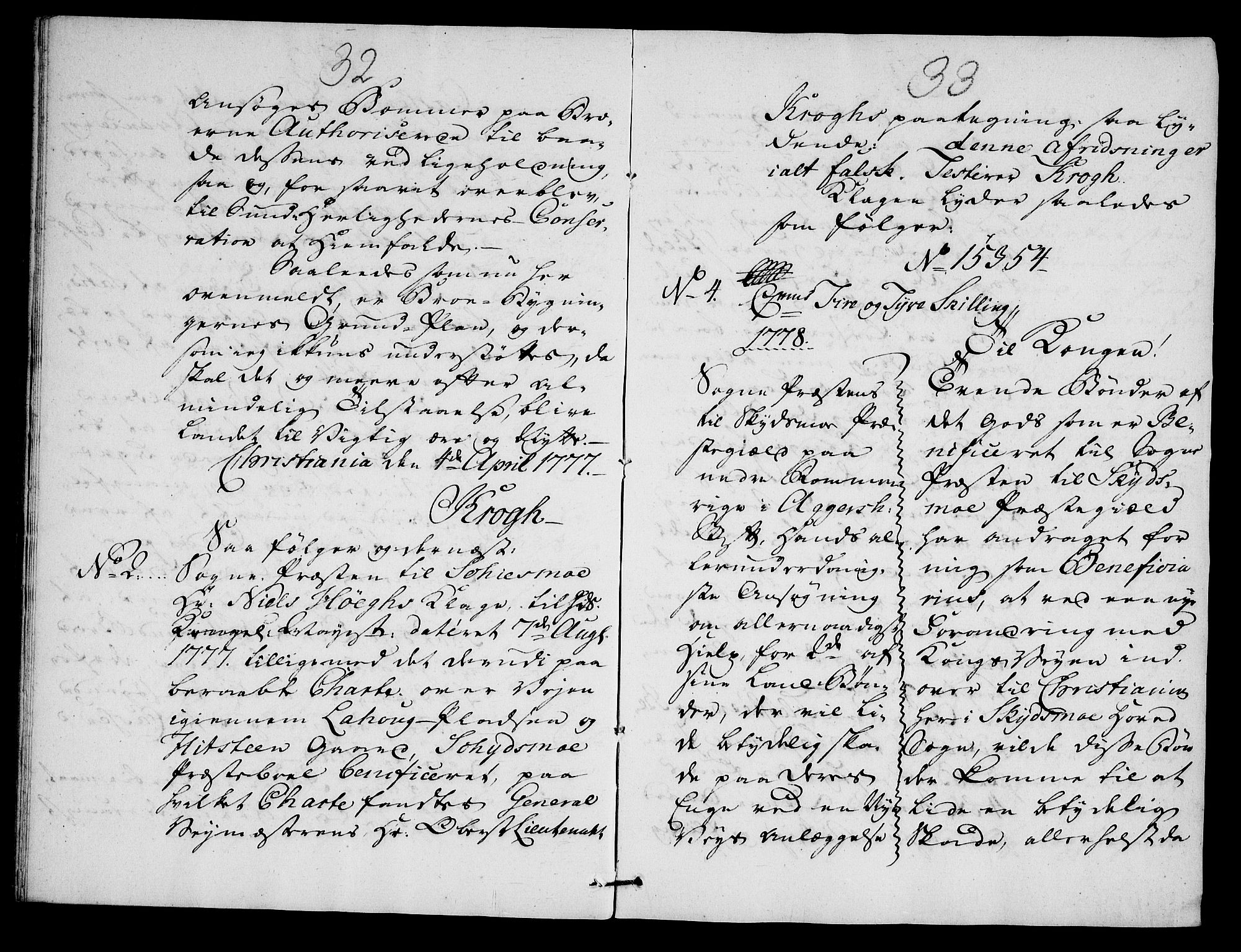 Danske Kanselli, Skapsaker, AV/RA-EA-4061/F/L0113: Skap 16, pakke 36-39, 1634-1778, s. 20