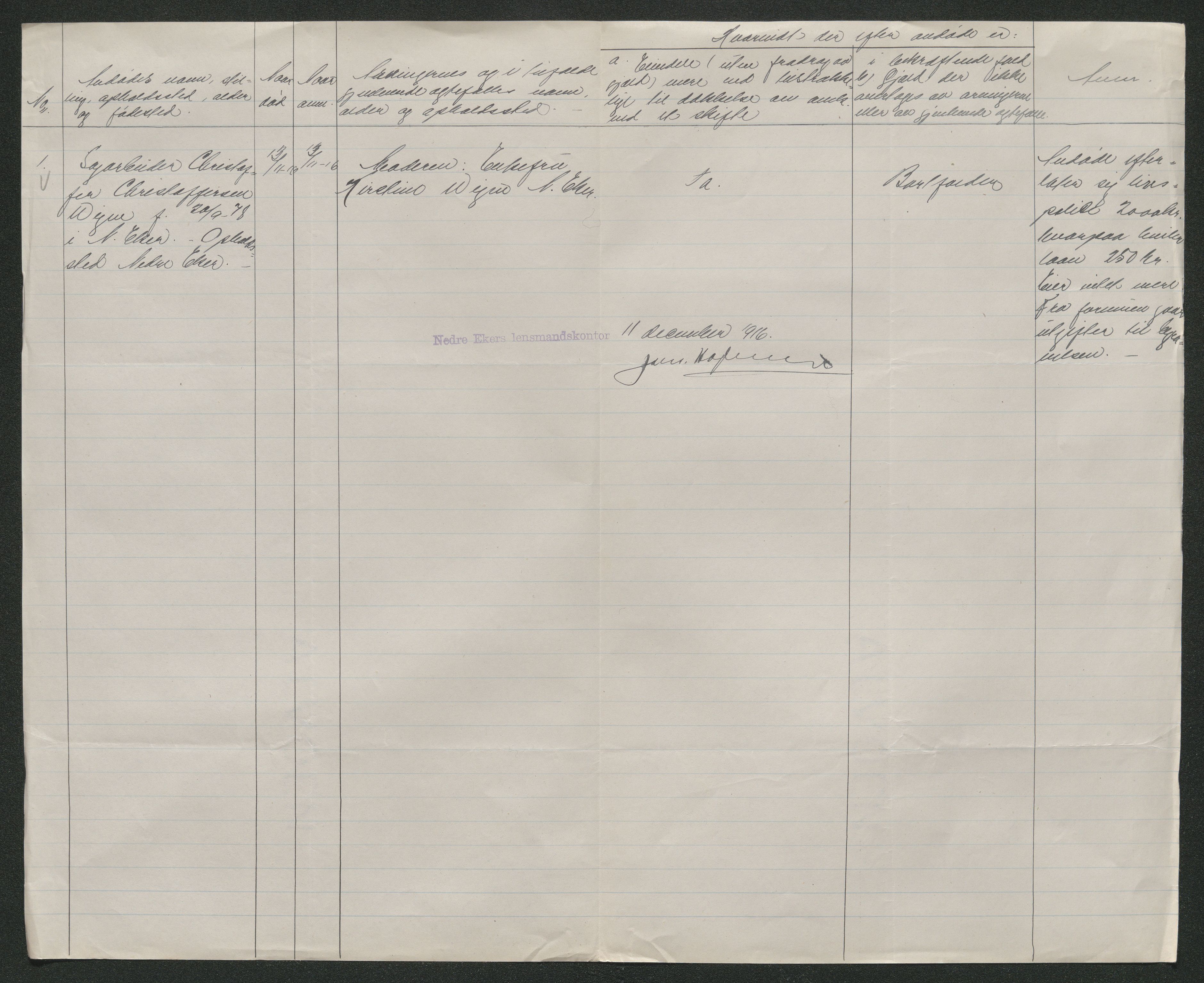 Eiker, Modum og Sigdal sorenskriveri, AV/SAKO-A-123/H/Ha/Hab/L0038: Dødsfallsmeldinger, 1916-1917, s. 184