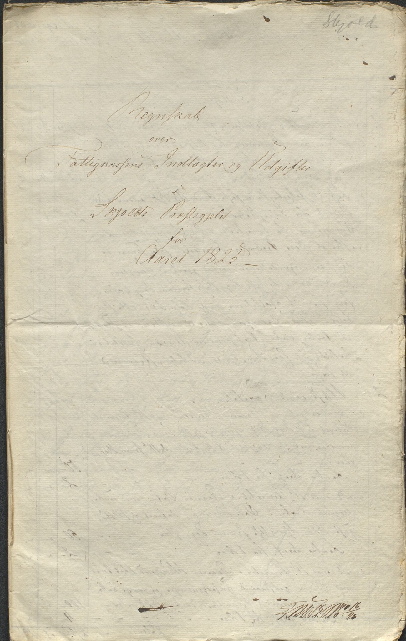Biskopen i Kristiansand, AV/SAK-1113-0001/G/Gg/L0028/0002: C 156 - Fattigkasseregnskap for Ryfylke prosti / Fattigkasseregnskap for Skjold prestegjeld, 1788-1825, s. 132