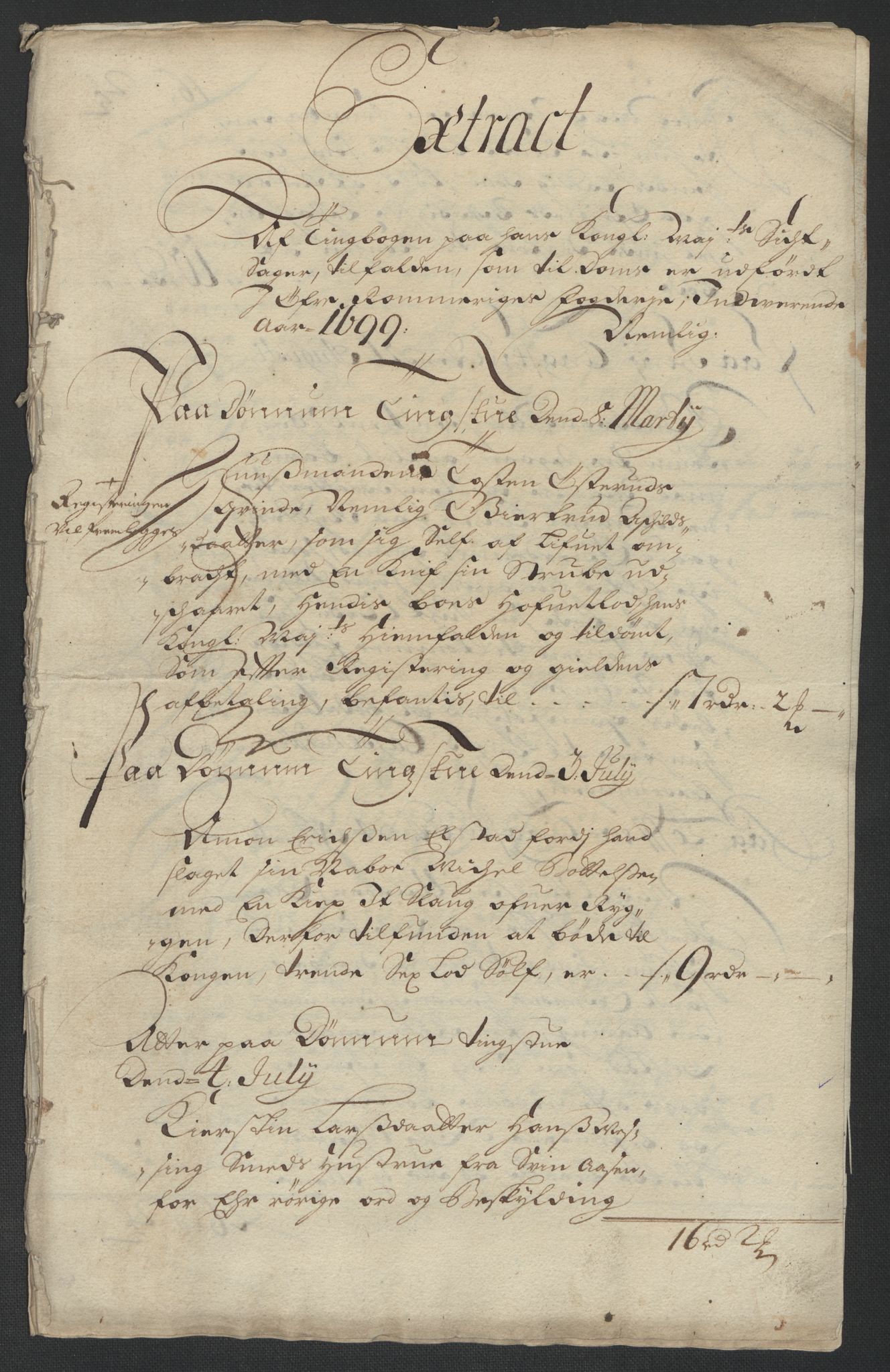 Rentekammeret inntil 1814, Reviderte regnskaper, Fogderegnskap, RA/EA-4092/R12/L0711: Fogderegnskap Øvre Romerike, 1699, s. 63