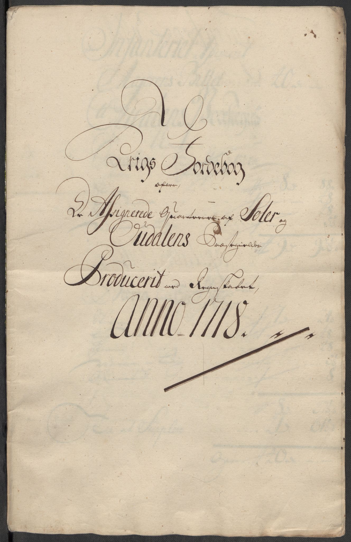 Rentekammeret inntil 1814, Reviderte regnskaper, Fogderegnskap, RA/EA-4092/R13/L0857: Fogderegnskap Solør, Odal og Østerdal, 1718, s. 266