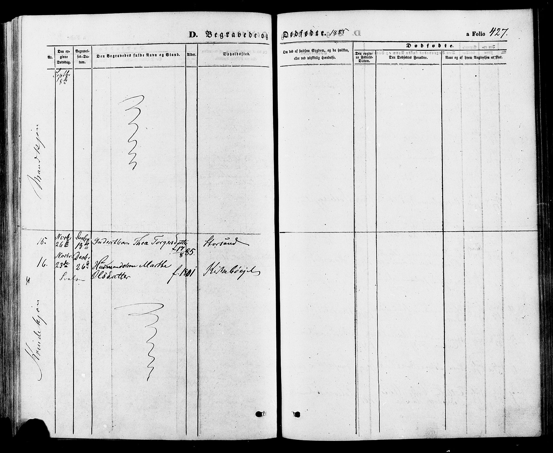 Gausdal prestekontor, SAH/PREST-090/H/Ha/Haa/L0010: Ministerialbok nr. 10, 1867-1886, s. 427