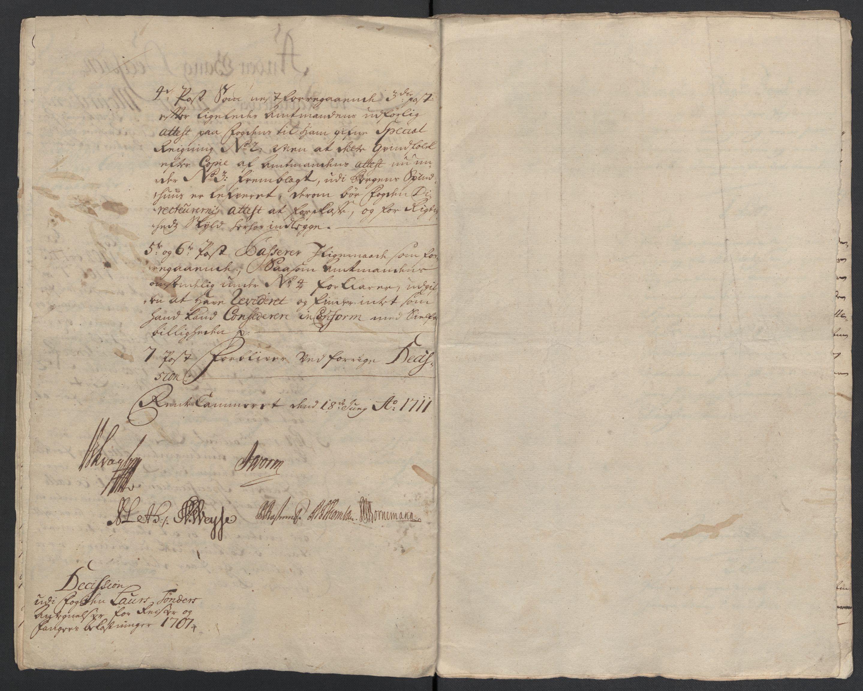 Rentekammeret inntil 1814, Reviderte regnskaper, Fogderegnskap, AV/RA-EA-4092/R22/L1466: Fogderegnskap Ringerike, Hallingdal og Buskerud, 1707, s. 288