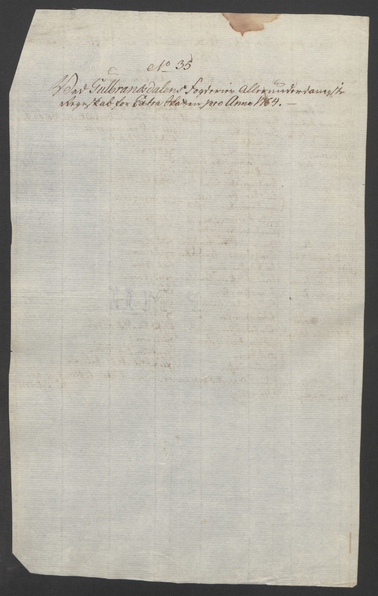 Rentekammeret inntil 1814, Reviderte regnskaper, Fogderegnskap, RA/EA-4092/R17/L1266: Ekstraskatten Gudbrandsdal, 1762-1766, s. 395