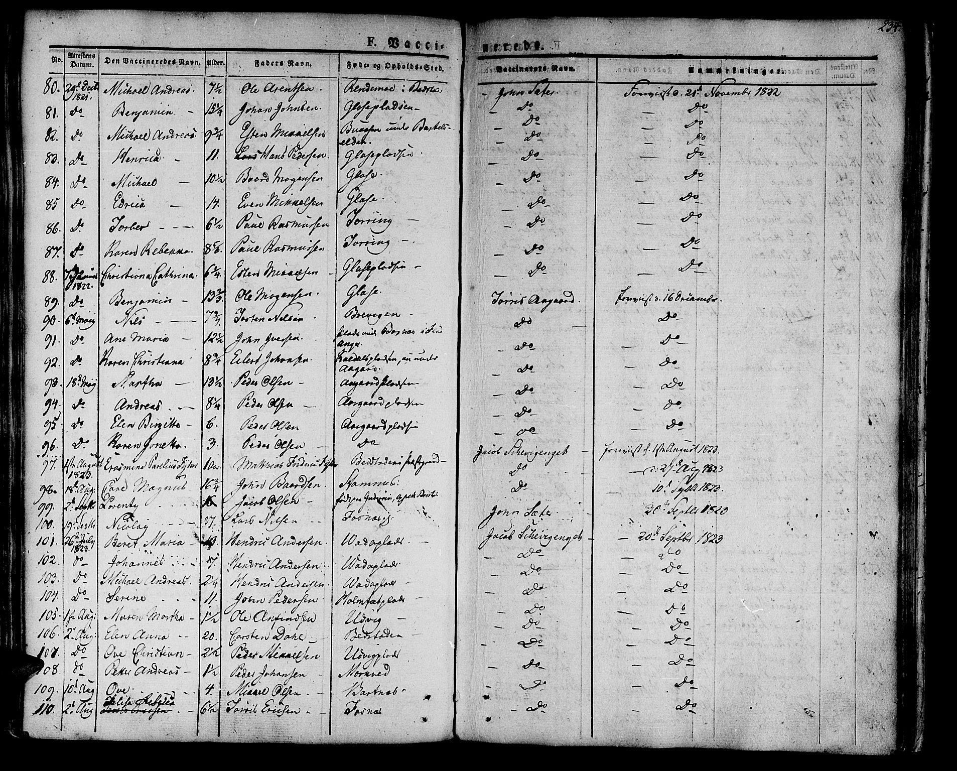 Ministerialprotokoller, klokkerbøker og fødselsregistre - Nord-Trøndelag, AV/SAT-A-1458/741/L0390: Ministerialbok nr. 741A04, 1822-1836, s. 234