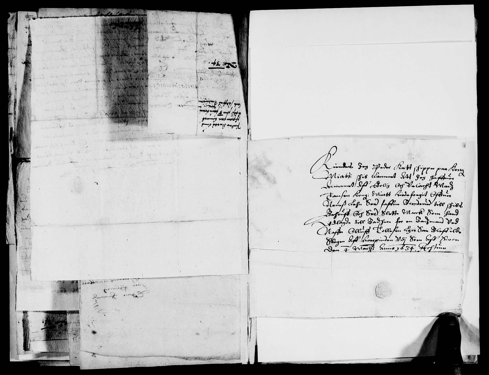 Rentekammeret inntil 1814, Reviderte regnskaper, Lensregnskaper, AV/RA-EA-5023/R/Rb/Rbq/L0022: Nedenes len. Mandals len. Råbyggelag., 1632-1634
