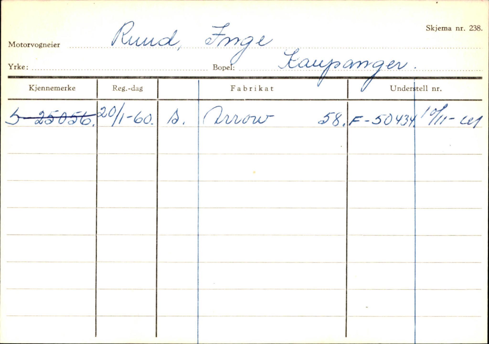 Statens vegvesen, Sogn og Fjordane vegkontor, AV/SAB-A-5301/4/F/L0124: Eigarregister Sogndal A-U, 1945-1975, s. 2044