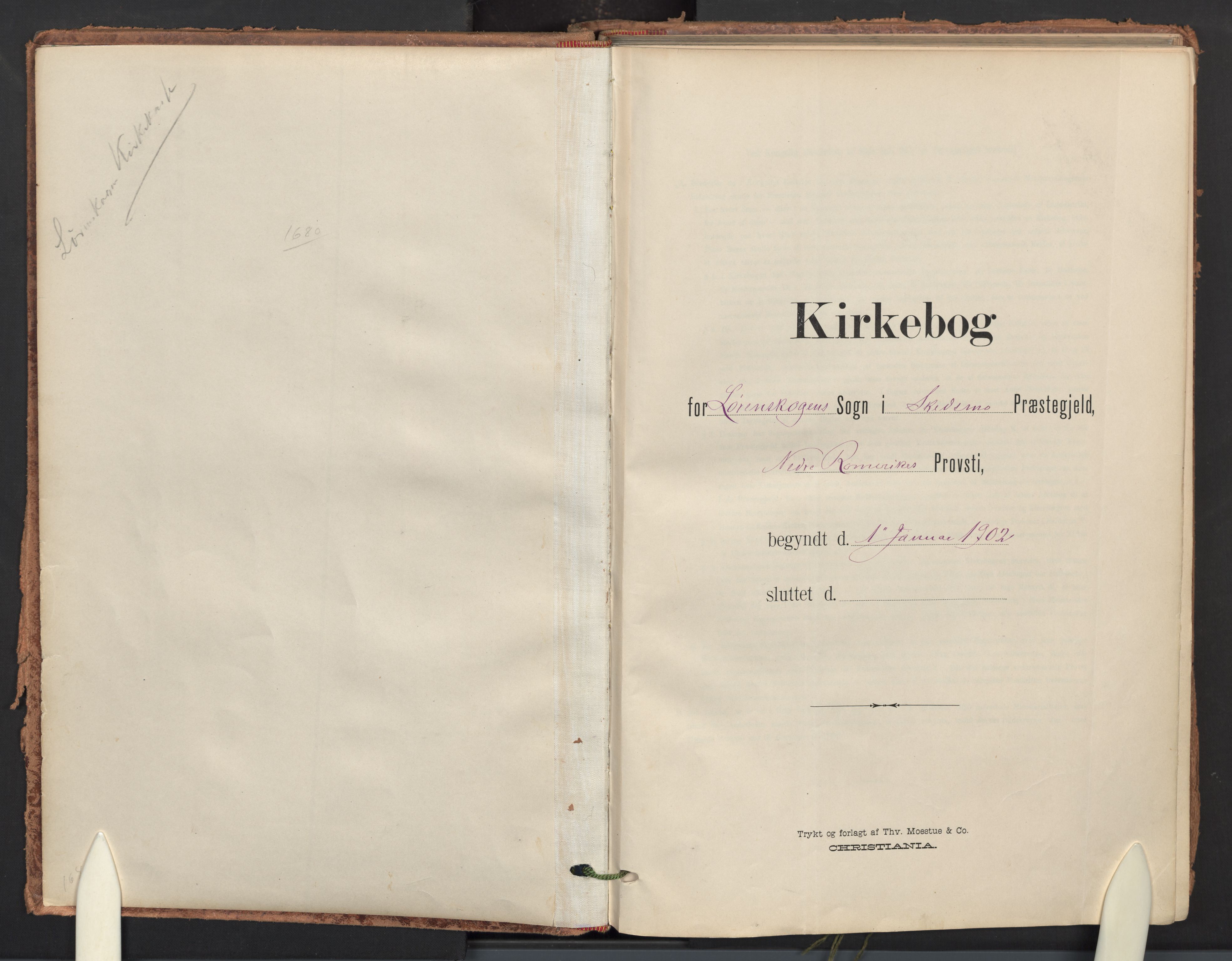 Skedsmo prestekontor Kirkebøker, SAO/A-10033a/F/Fb/L0002: Ministerialbok nr. II 2, 1902-1921