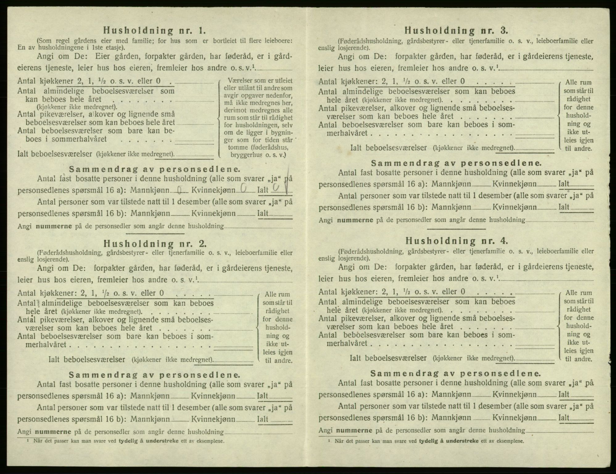 SAB, Folketelling 1920 for 1240 Strandvik herred, 1920, s. 282