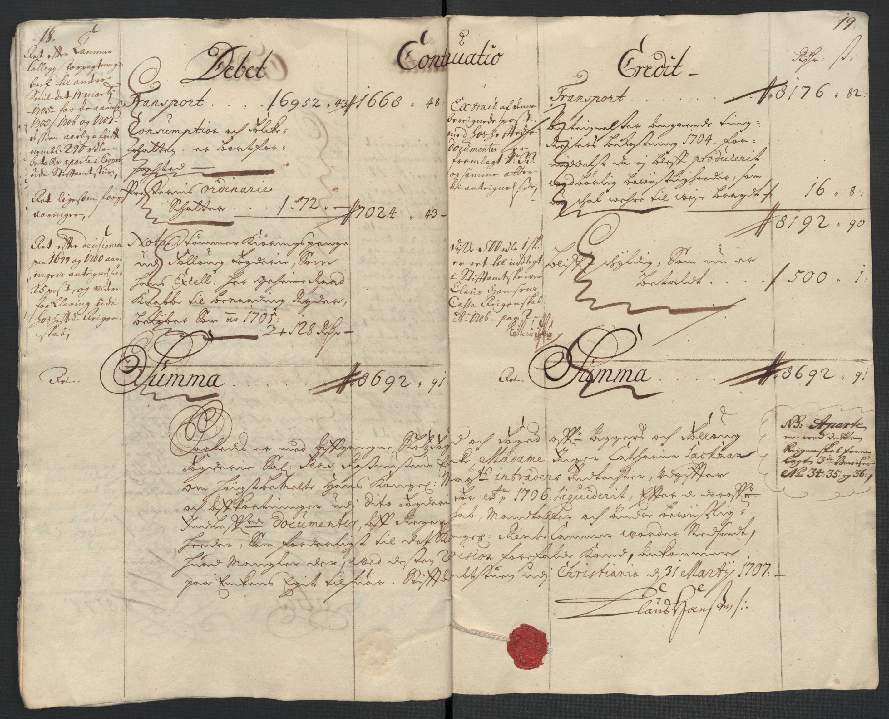 Rentekammeret inntil 1814, Reviderte regnskaper, Fogderegnskap, AV/RA-EA-4092/R10/L0446: Fogderegnskap Aker og Follo, 1705-1706, s. 160