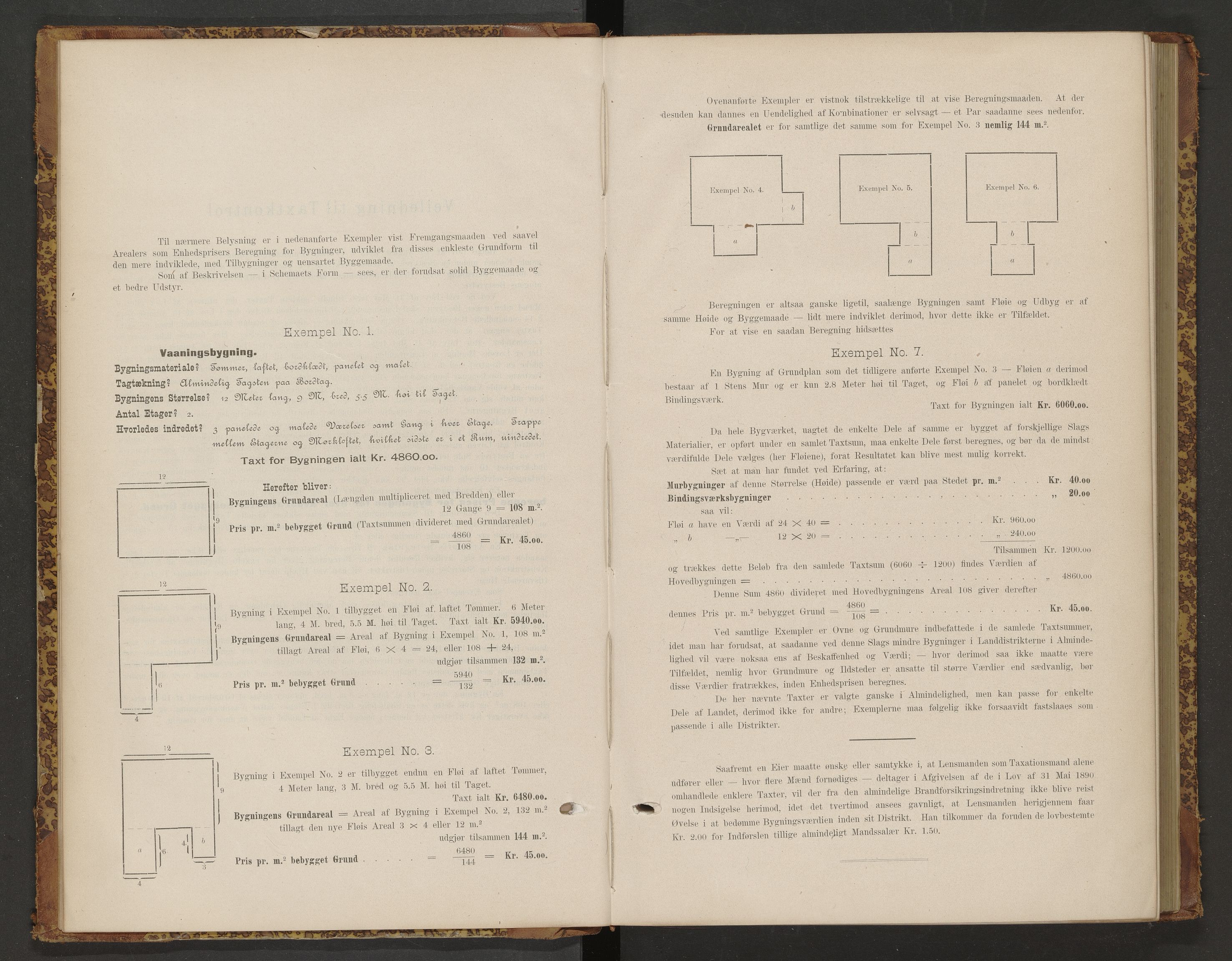 Norges Brannkasse Øksnes, AV/SAT-A-5589/Fb/L0001: Branntakstprotokoll, 1894-1913