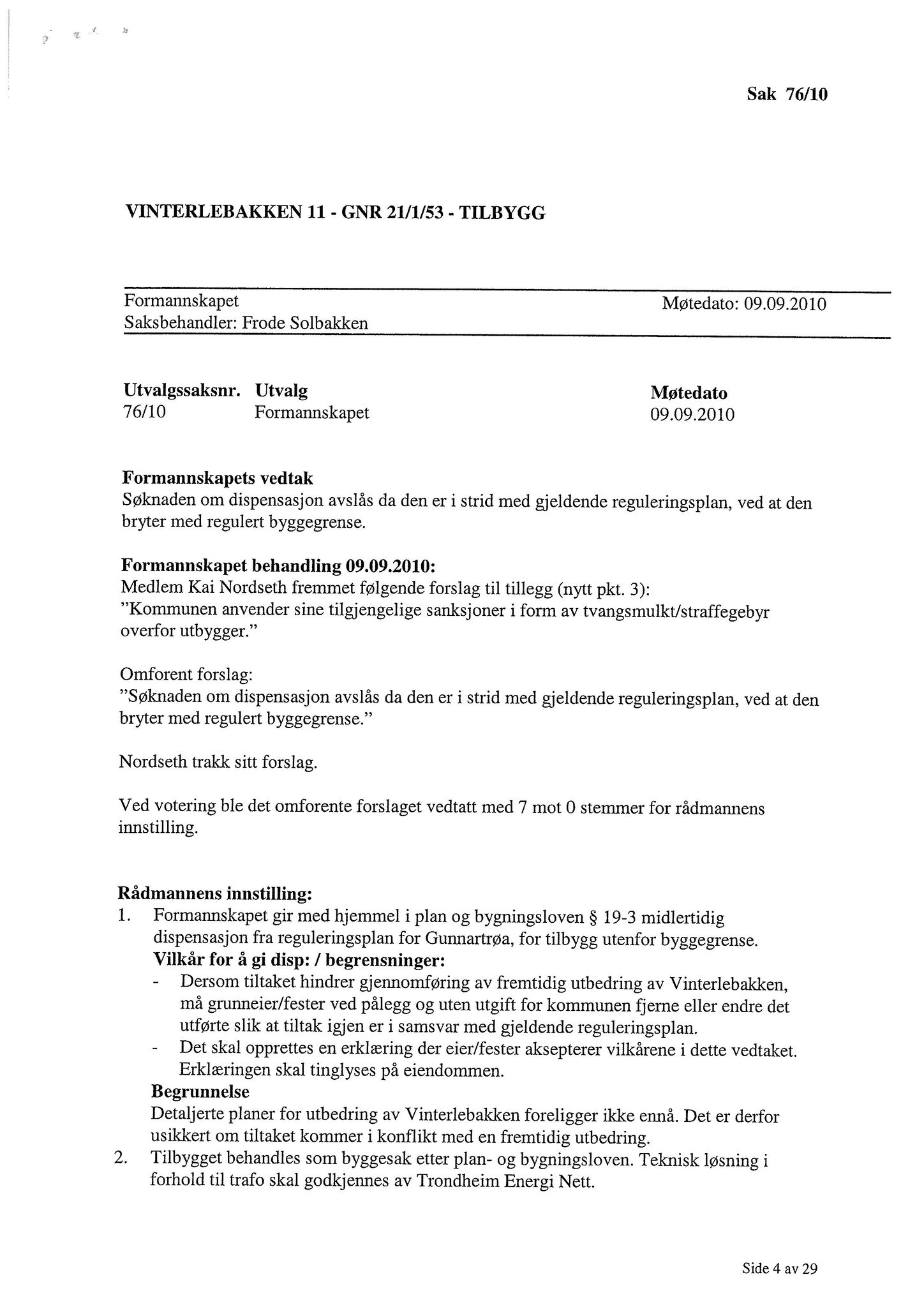 Klæbu Kommune, TRKO/KK/02-FS/L003: Formannsskapet - Møtedokumenter, 2010, s. 2024