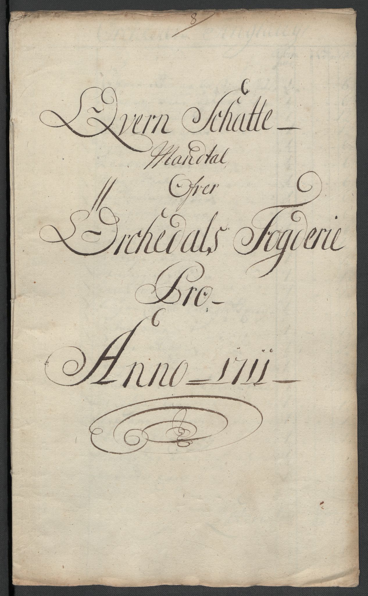 Rentekammeret inntil 1814, Reviderte regnskaper, Fogderegnskap, RA/EA-4092/R60/L3961: Fogderegnskap Orkdal og Gauldal, 1711, s. 130