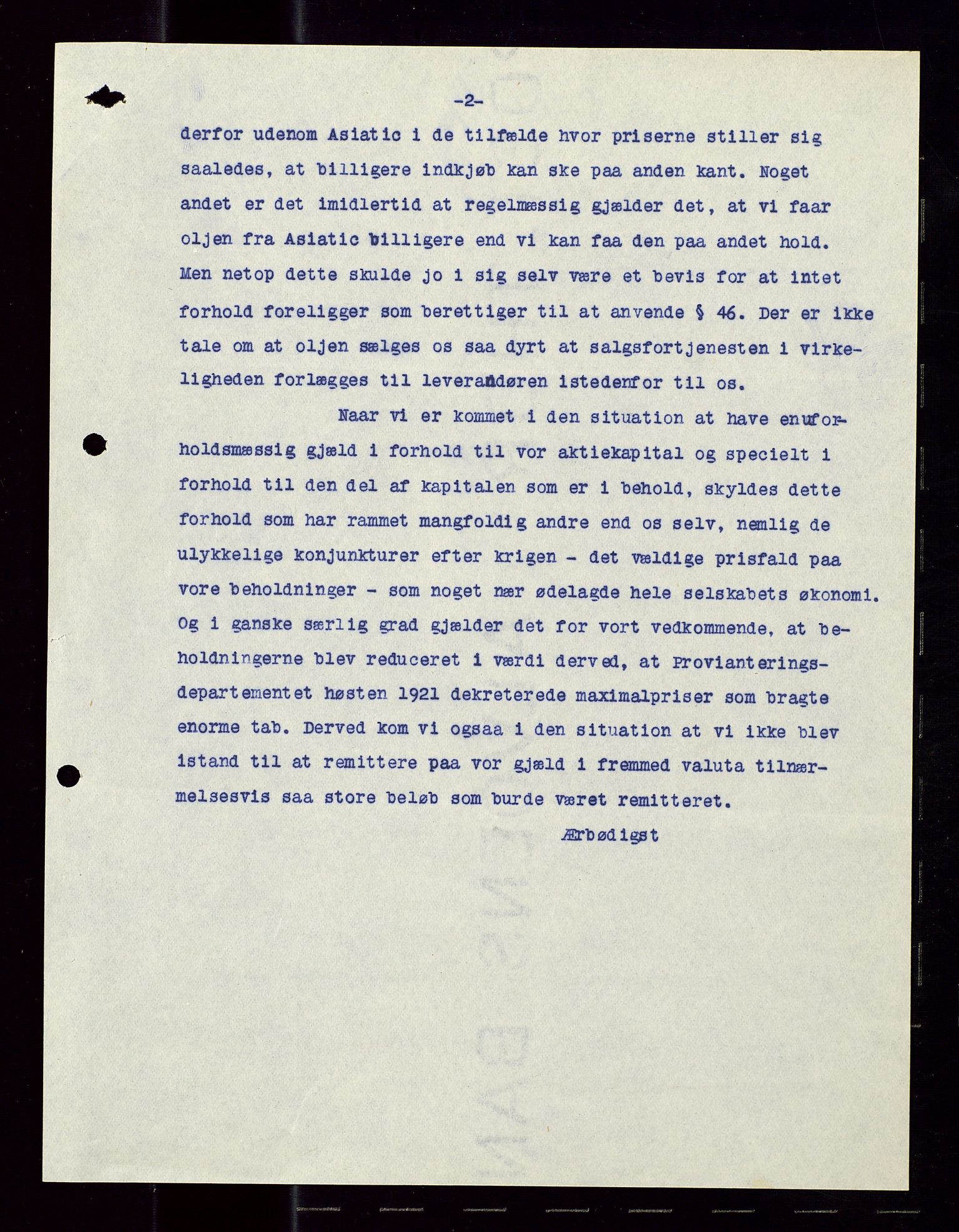 Pa 1521 - A/S Norske Shell, AV/SAST-A-101915/E/Ea/Eaa/L0012: Sjefskorrespondanse, 1924, s. 11