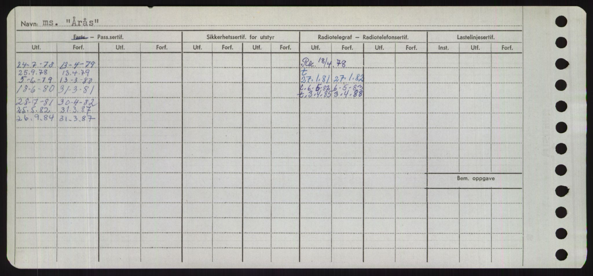 Sjøfartsdirektoratet med forløpere, Skipsmålingen, RA/S-1627/H/Hd/L0041: Fartøy, Vi-Ås, s. 684