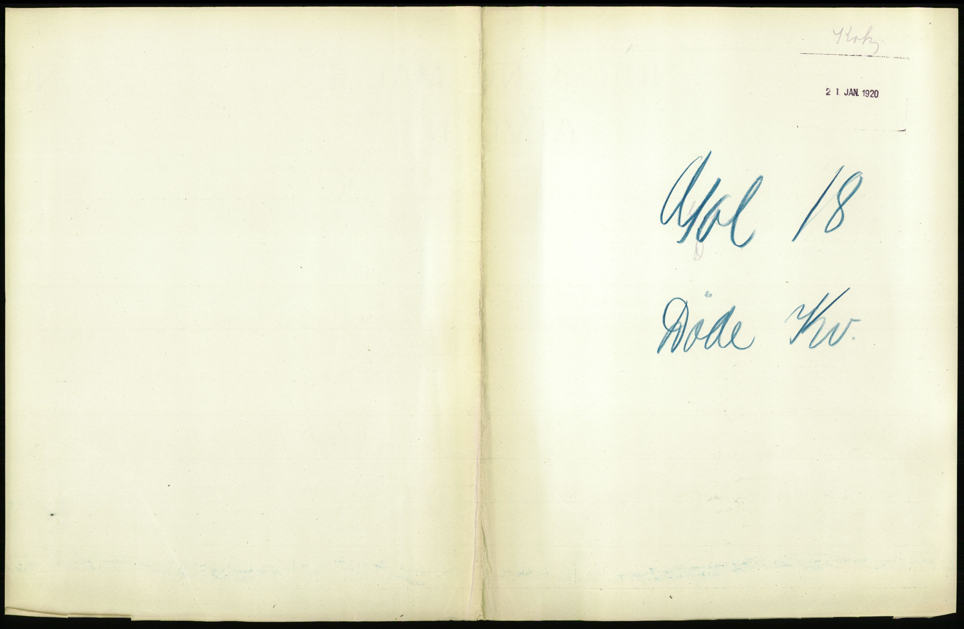 Statistisk sentralbyrå, Sosiodemografiske emner, Befolkning, RA/S-2228/D/Df/Dfb/Dfbi/L0018: Buskerud fylke: Døde. Bygder og byer., 1919, s. 39