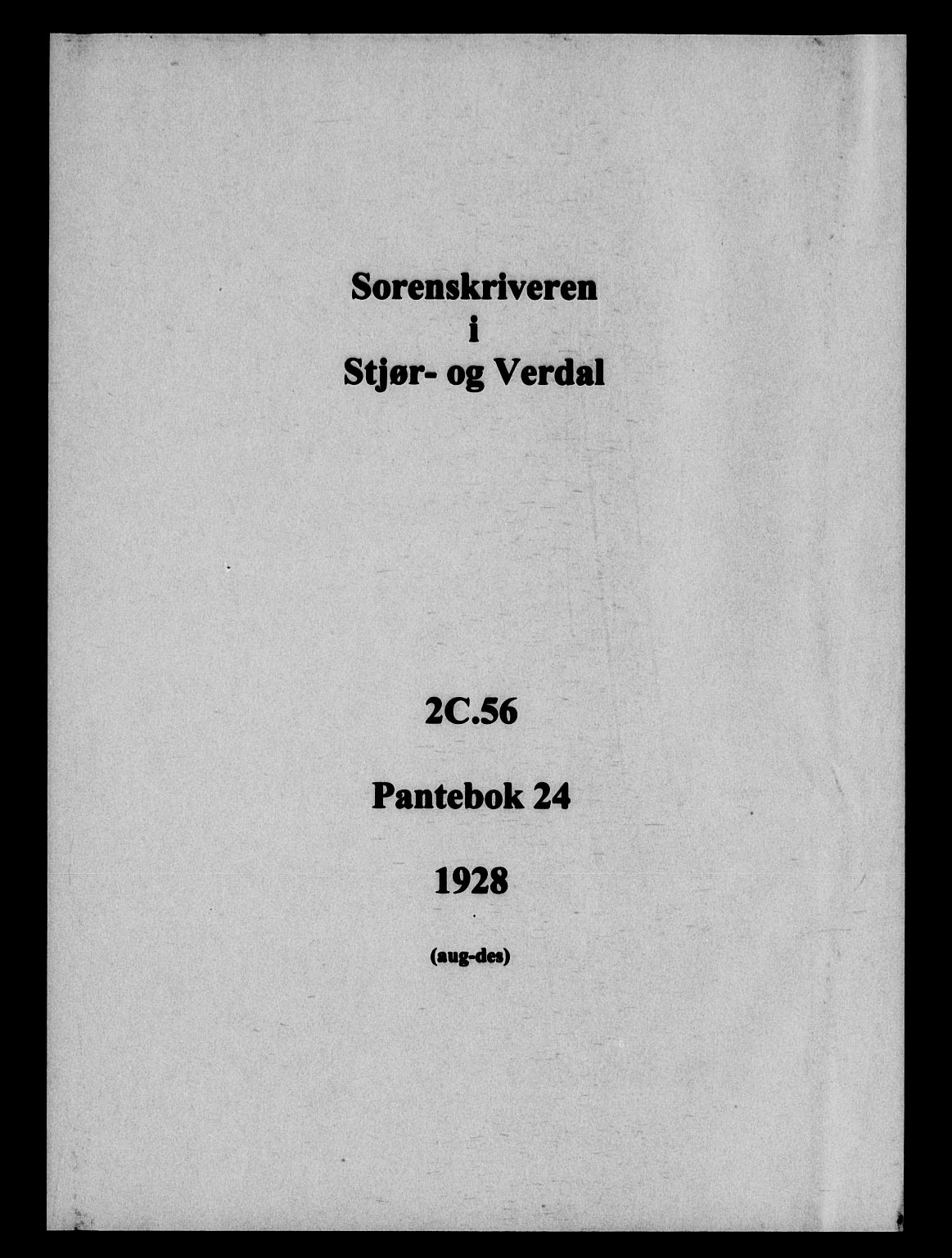 Stjør- og Verdal sorenskriveri, AV/SAT-A-4167/1/2/2C/L0056: Pantebok nr. 24, 1928-1929