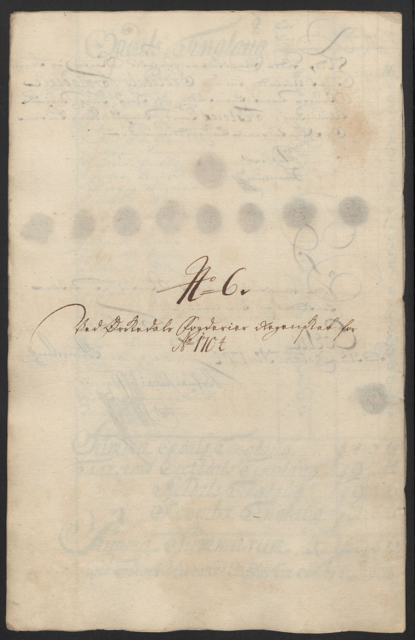 Rentekammeret inntil 1814, Reviderte regnskaper, Fogderegnskap, RA/EA-4092/R60/L3954: Fogderegnskap Orkdal og Gauldal, 1704, s. 130