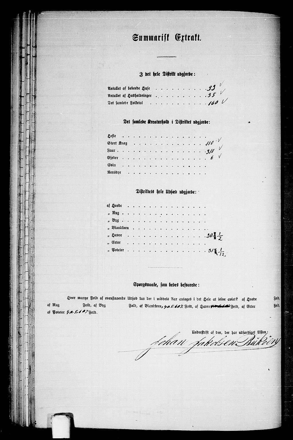 RA, Folketelling 1865 for 1222P Fitjar prestegjeld, 1865, s. 77