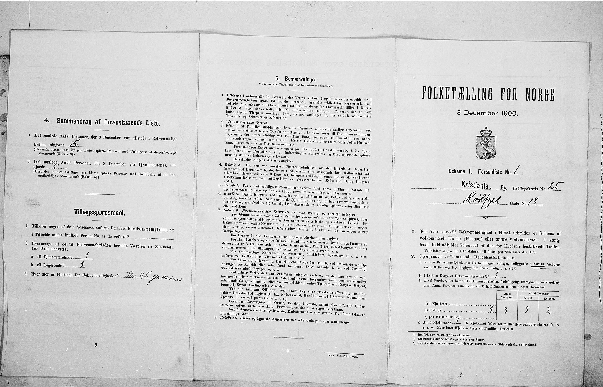 SAO, Folketelling 1900 for 0301 Kristiania kjøpstad, 1900, s. 77507