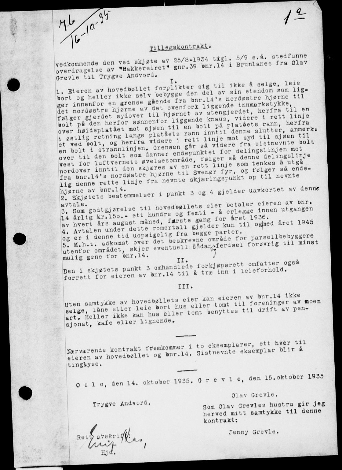 Larvik sorenskriveri, SAKO/A-83/G/Ga/Gab/L0066: Pantebok nr. II 66, 1935-1936, s. 1