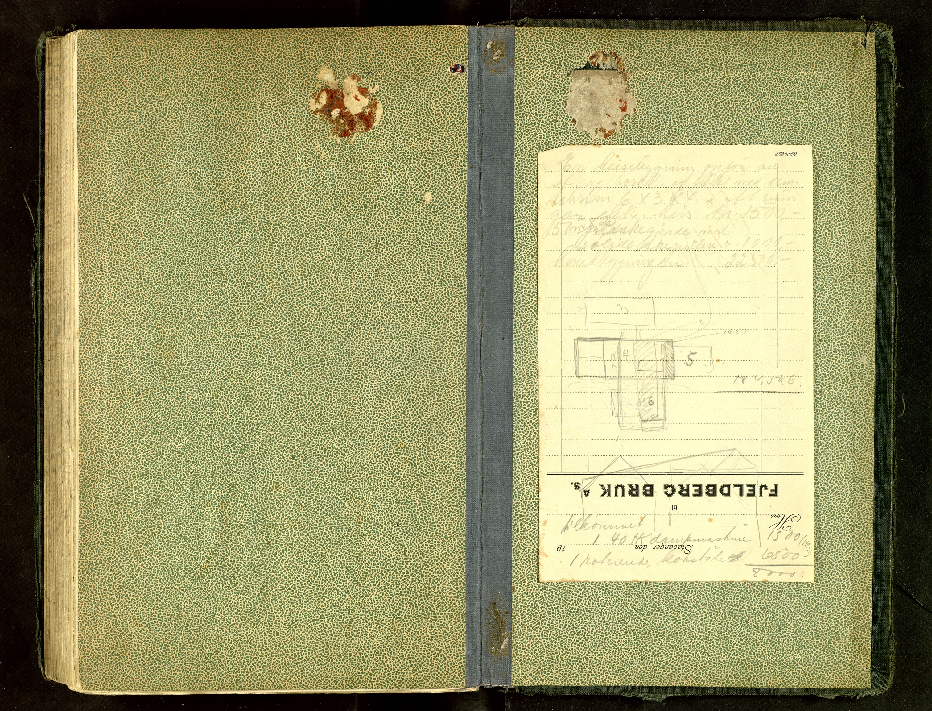Hetland lensmannskontor, SAST/A-100101/Goa/L0005: "Brandtakstprotokol" m/register, 1916-1921