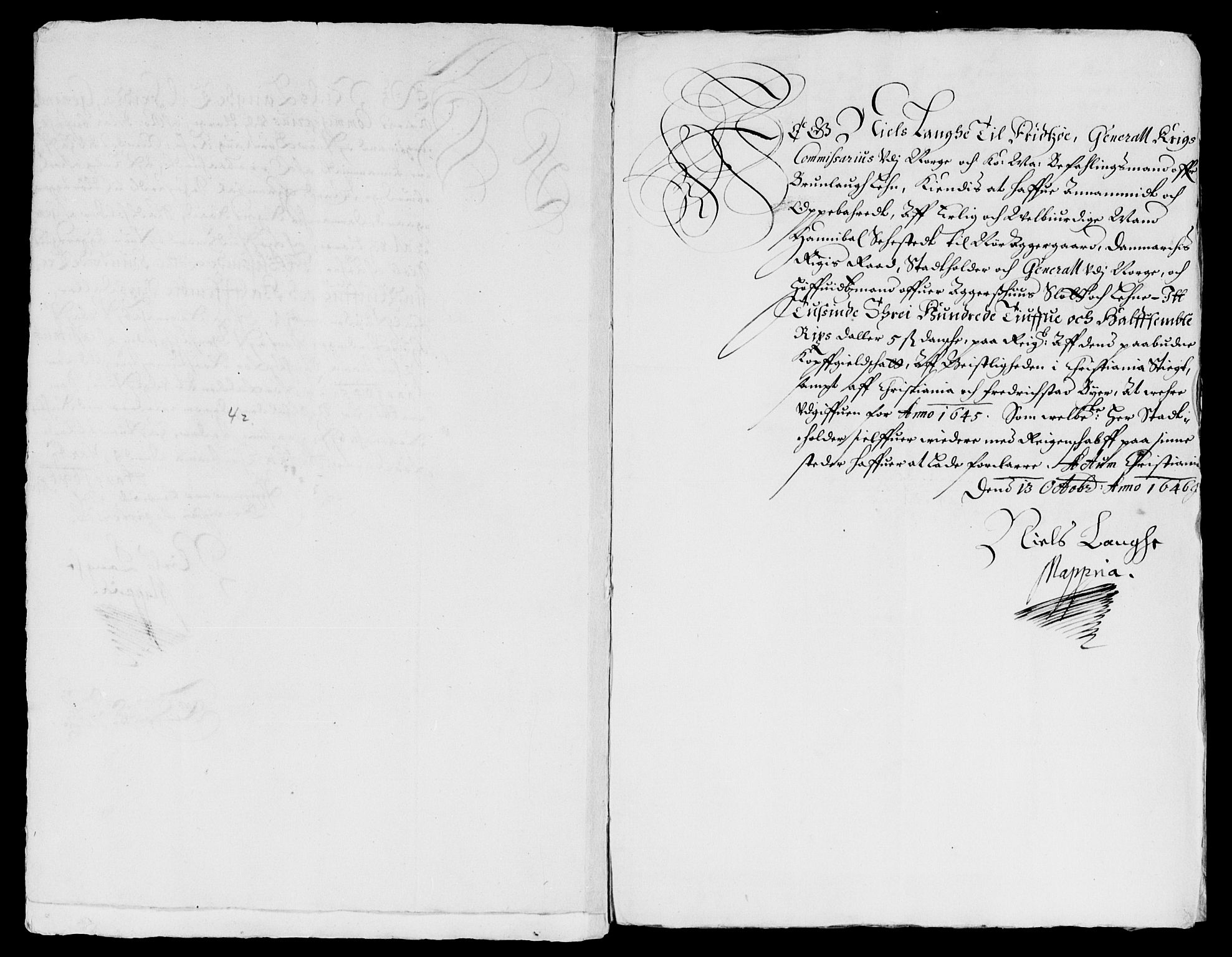 Rentekammeret inntil 1814, Reviderte regnskaper, Lensregnskaper, AV/RA-EA-5023/R/Rb/Rba/L0187: Akershus len, 1644-1647
