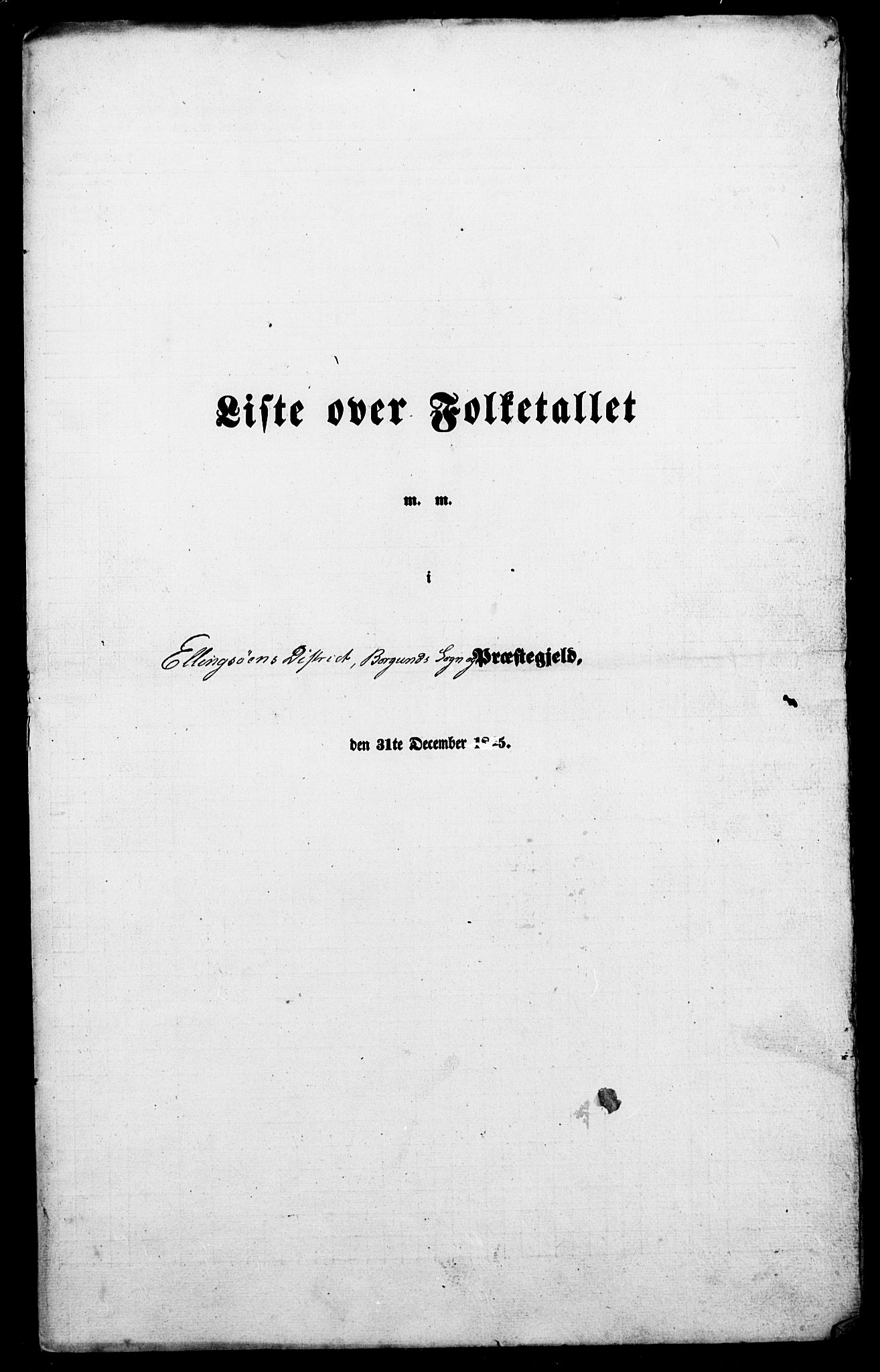 SAT, Folketelling 1845 for 1531P Borgund prestegjeld, 1845, s. 16