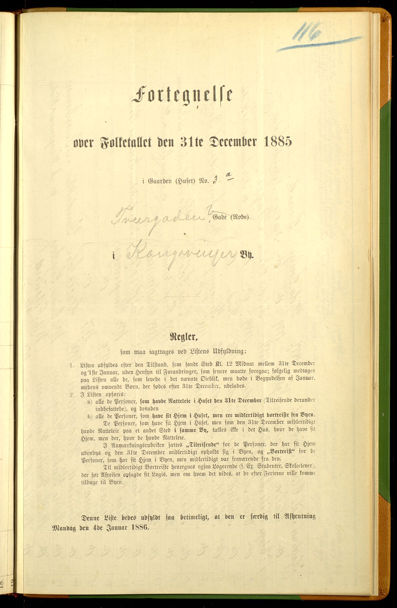 SAH, Folketelling 1885 for 0402 Kongsvinger kjøpstad, 1885, s. 234