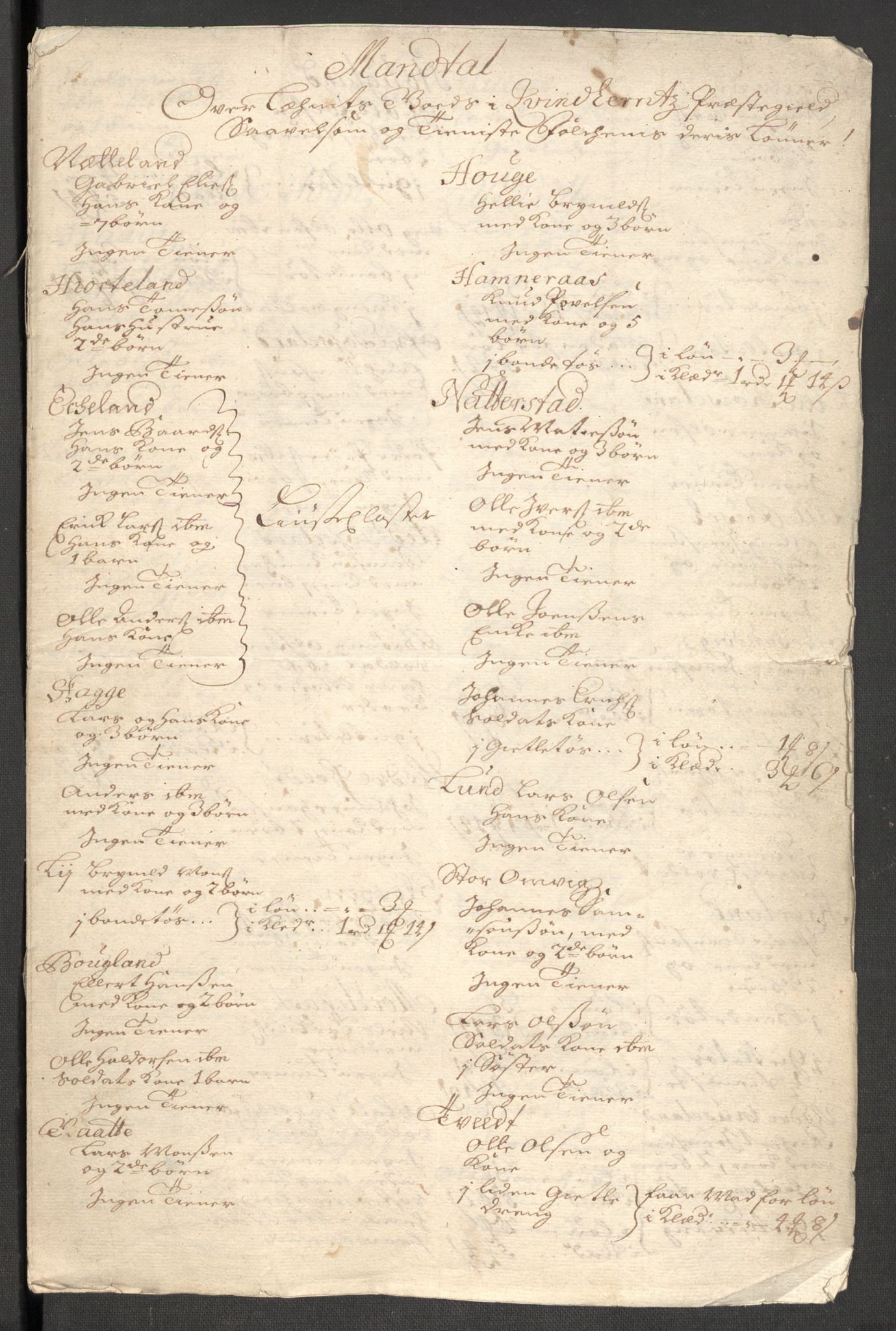 Rentekammeret inntil 1814, Reviderte regnskaper, Fogderegnskap, RA/EA-4092/R48/L2987: Fogderegnskap Sunnhordland og Hardanger, 1711, s. 584