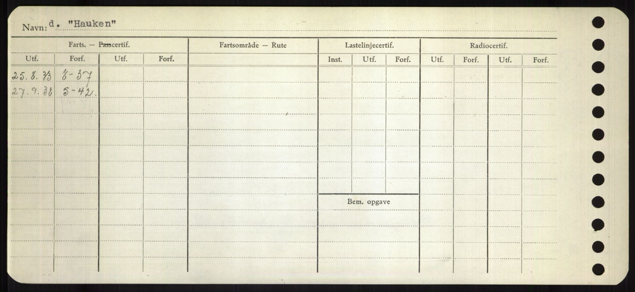 Sjøfartsdirektoratet med forløpere, Skipsmålingen, RA/S-1627/H/Hd/L0014: Fartøy, H-Havl, s. 440