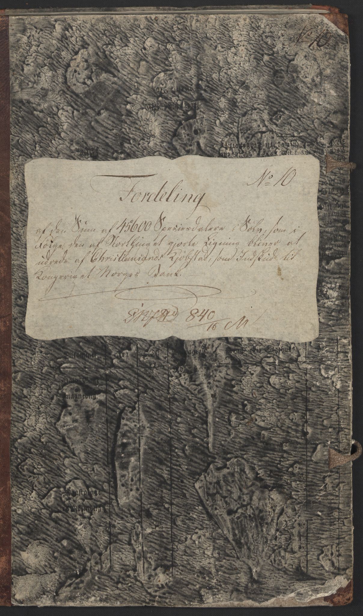 Sølvskatten 1816, NOBA/SOLVSKATTEN/A/L0030: Bind 32: Kristiansand, 1816-1823, s. 2