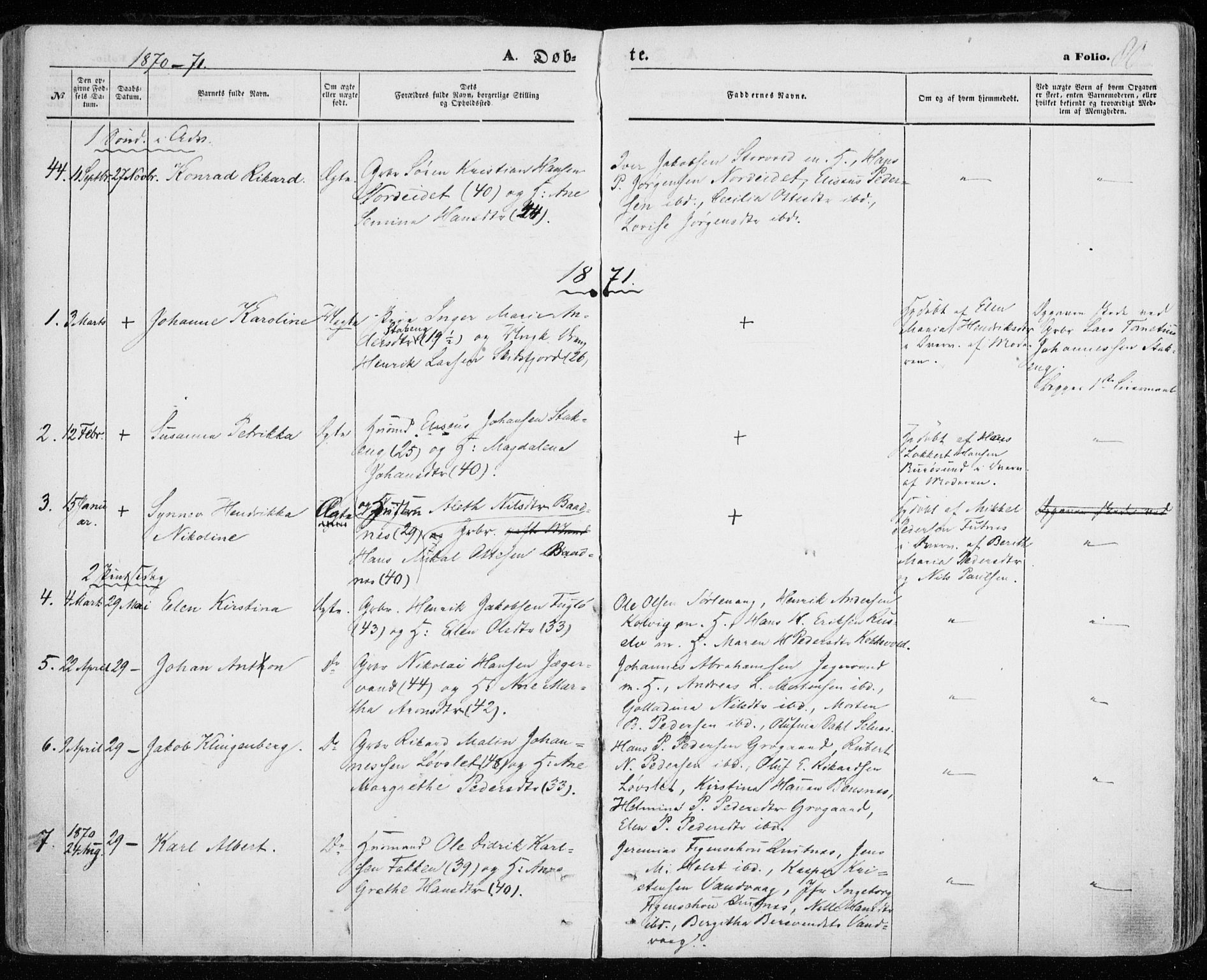 Karlsøy sokneprestembete, AV/SATØ-S-1299/H/Ha/Haa/L0004kirke: Ministerialbok nr. 4, 1861-1871, s. 80