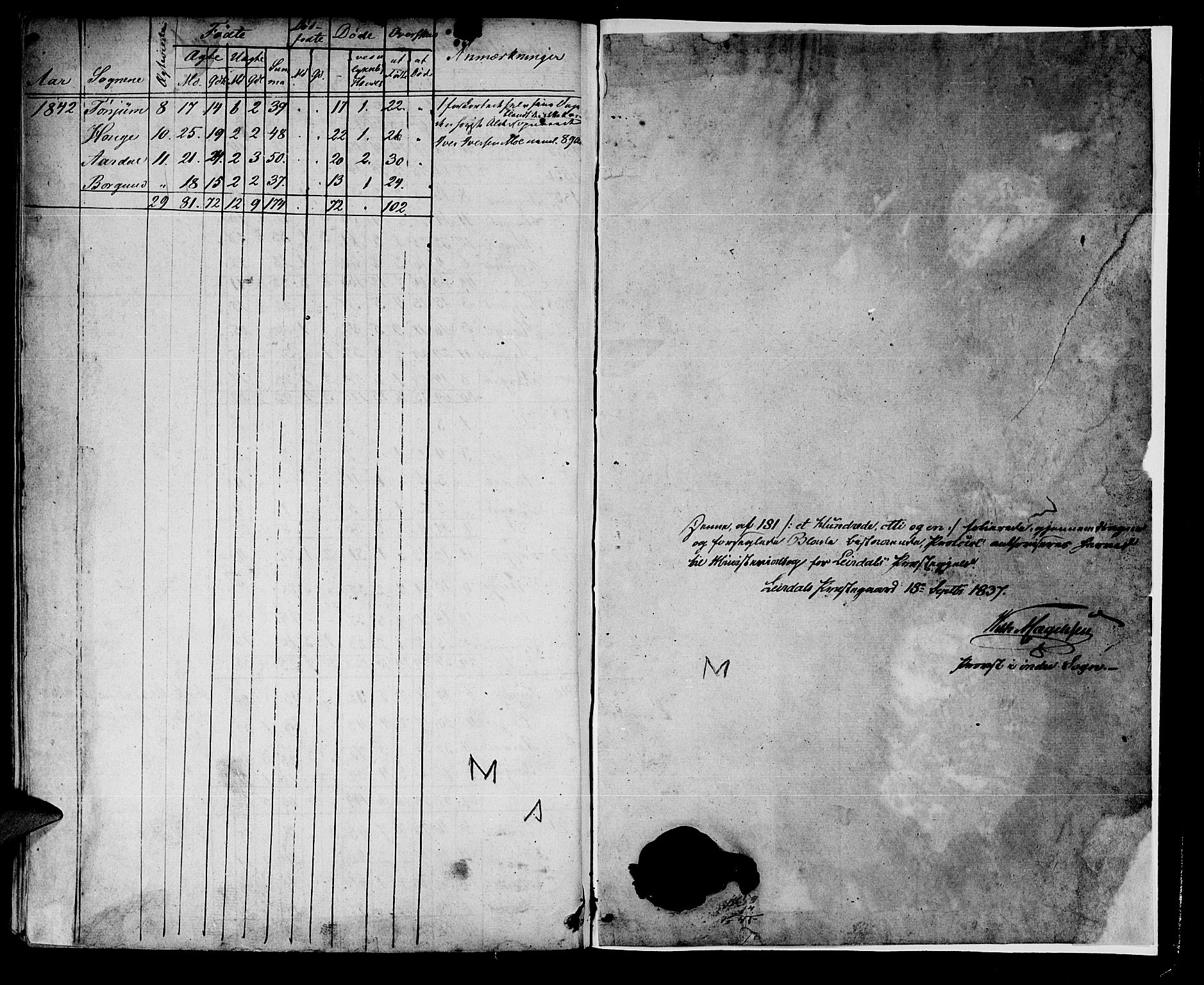 Lærdal sokneprestembete, AV/SAB-A-81201: Ministerialbok nr. A 6, 1835-1849