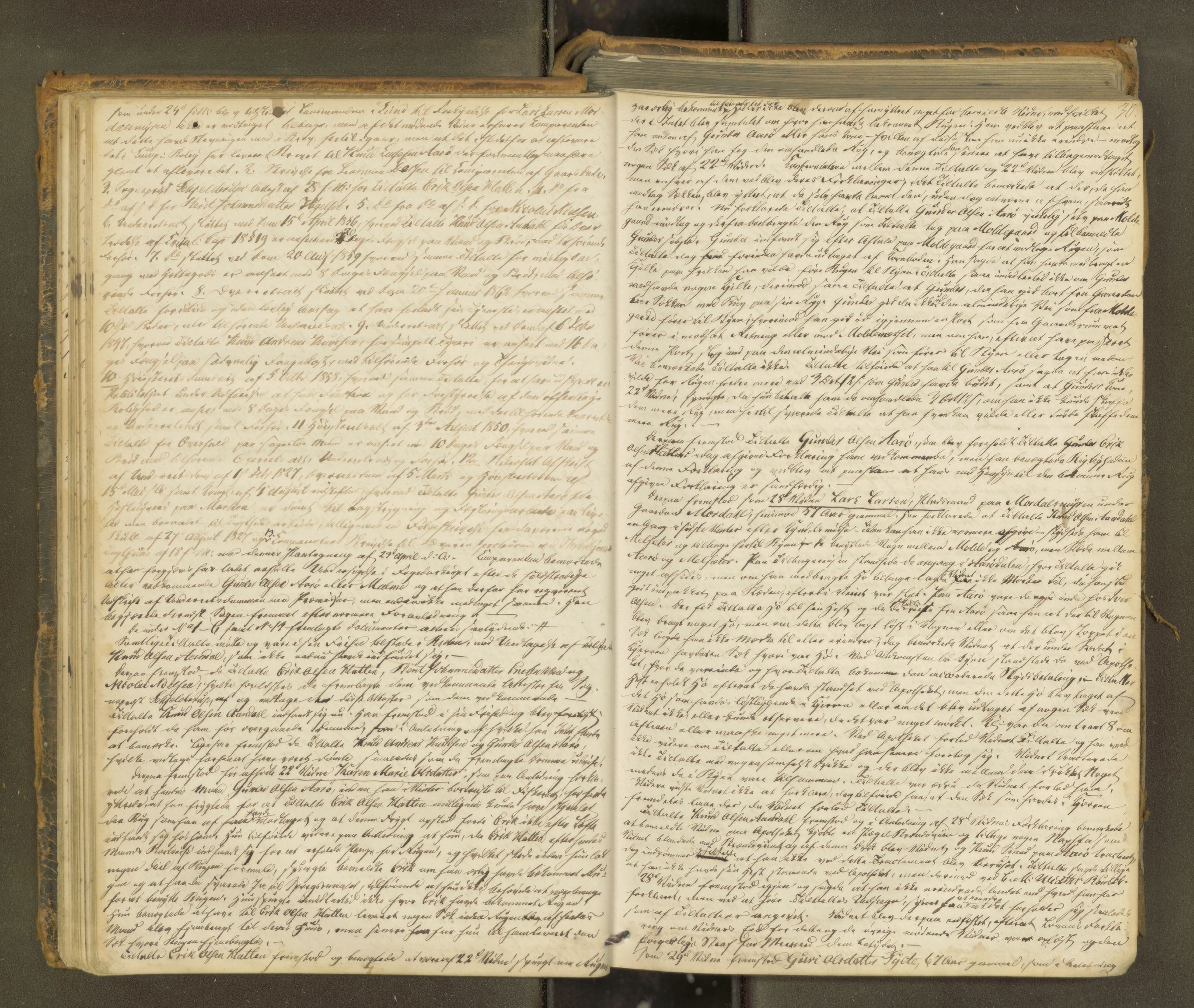 Molde byfogd, AV/SAT-A-0025/1/1A/L0010: Justisprotokoll, 1863-1869, s. 29b-30a