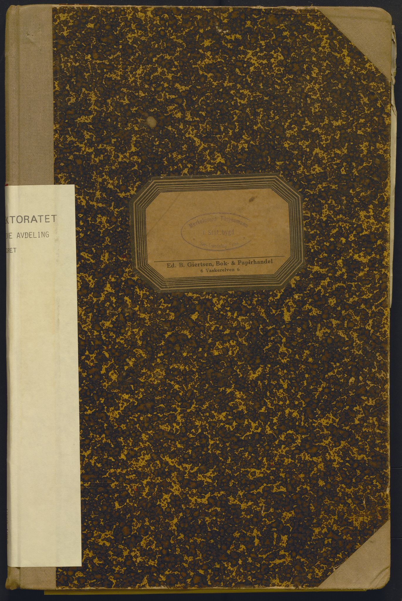 Fiskeridirektoratet - 1 Adm. ledelse - 13 Båtkontoret, AV/SAB-A-2003/I/Ia/Iae/L0046: 135.0525/1 Merkeprotokoll - Statsbygd, 1920-1962