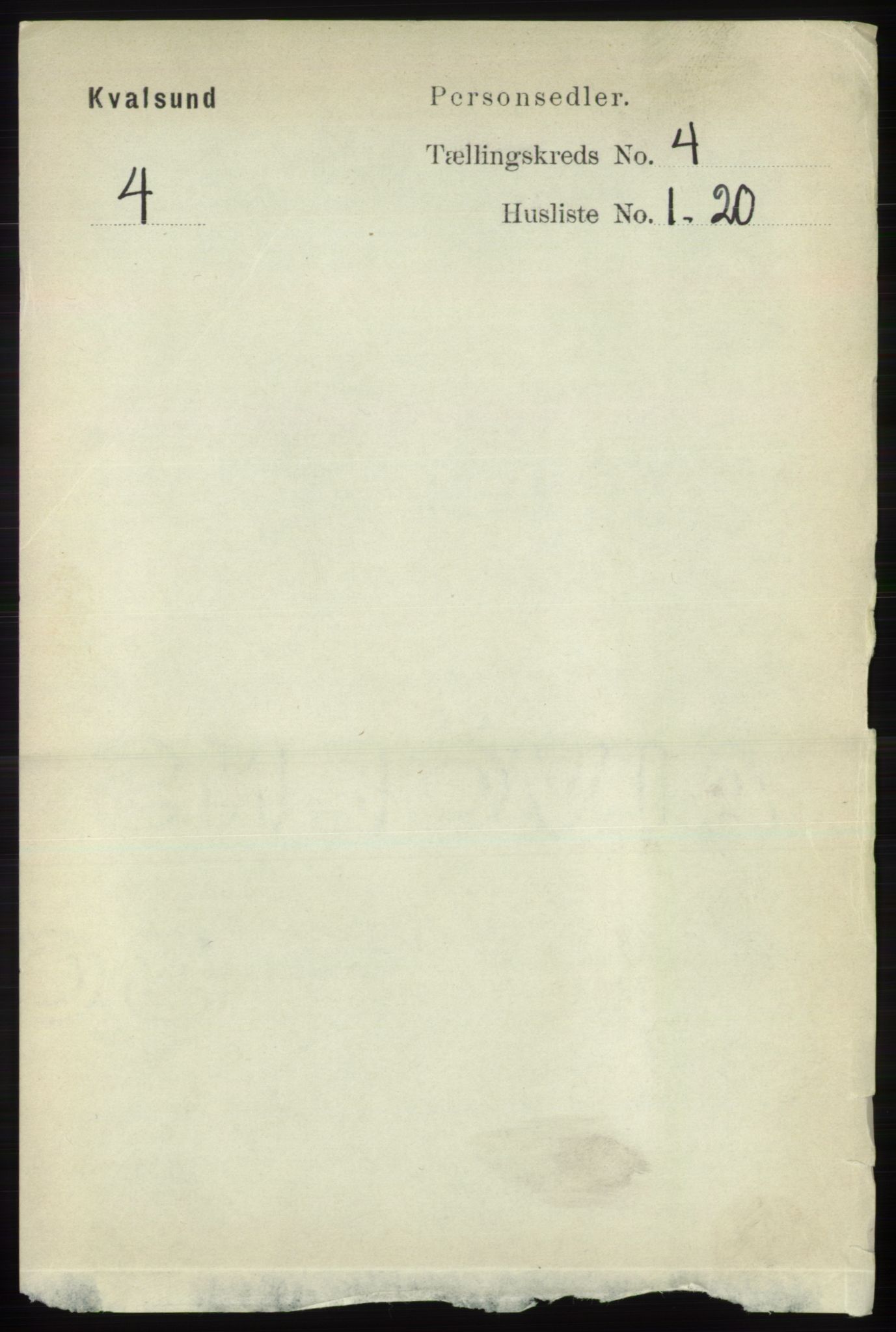 RA, Folketelling 1891 for 2017 Kvalsund herred, 1891, s. 183