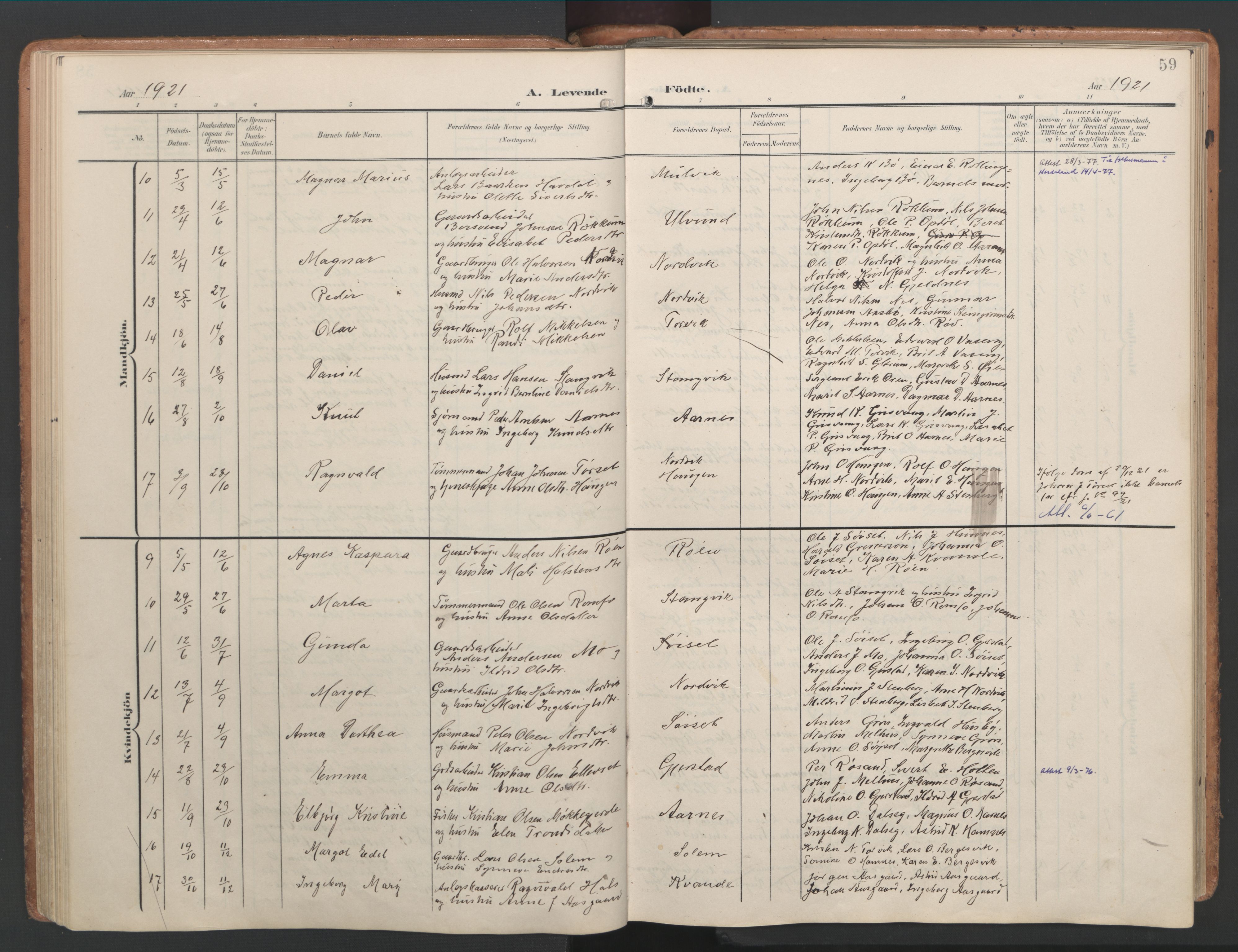 Ministerialprotokoller, klokkerbøker og fødselsregistre - Møre og Romsdal, AV/SAT-A-1454/592/L1030: Ministerialbok nr. 592A08, 1901-1925, s. 59