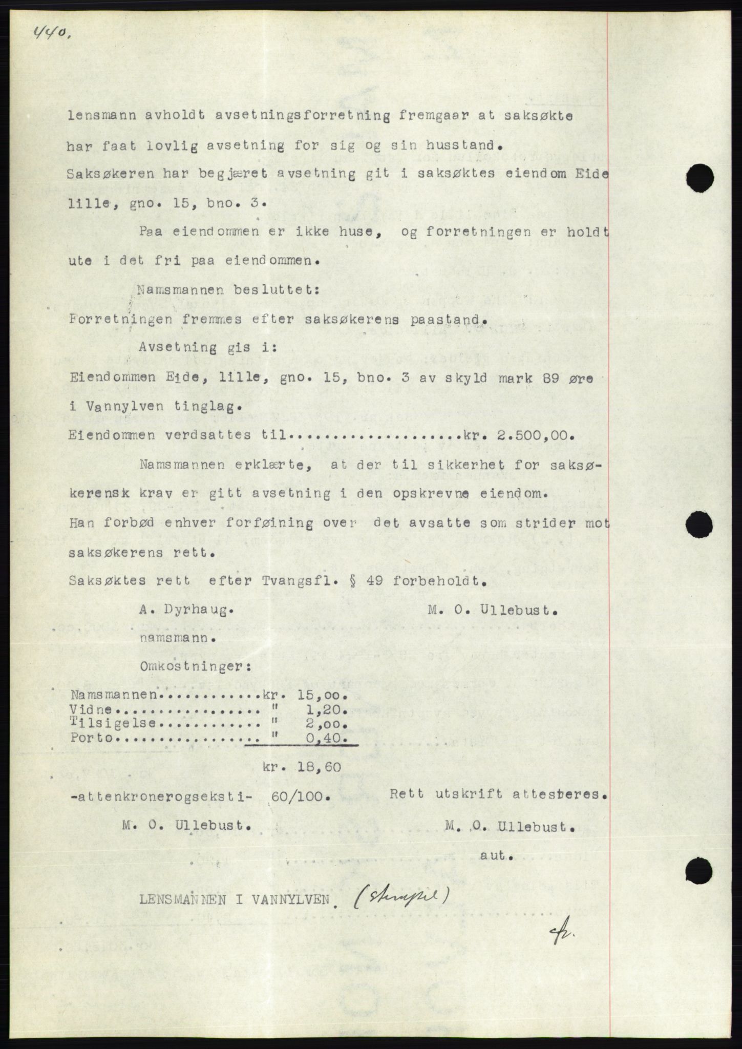 Søre Sunnmøre sorenskriveri, AV/SAT-A-4122/1/2/2C/L0049: Pantebok nr. 43, 1929-1929, Tingl.dato: 08.06.1929