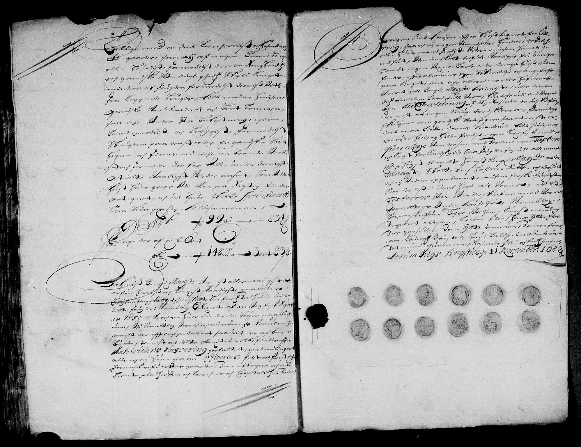 Rentekammeret inntil 1814, Reviderte regnskaper, Stiftamtstueregnskaper, Bergen stiftamt, RA/EA-6043/R/Rc/L0063: Bergen stiftamt, 1682