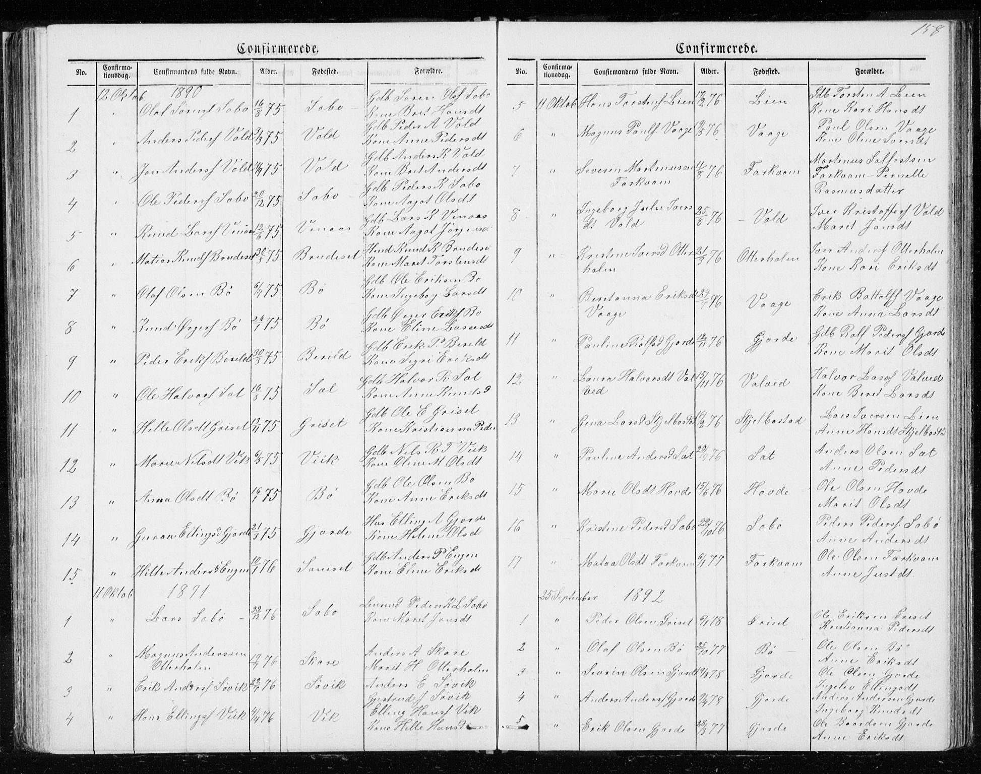 Ministerialprotokoller, klokkerbøker og fødselsregistre - Møre og Romsdal, AV/SAT-A-1454/543/L0564: Klokkerbok nr. 543C02, 1867-1915, s. 158