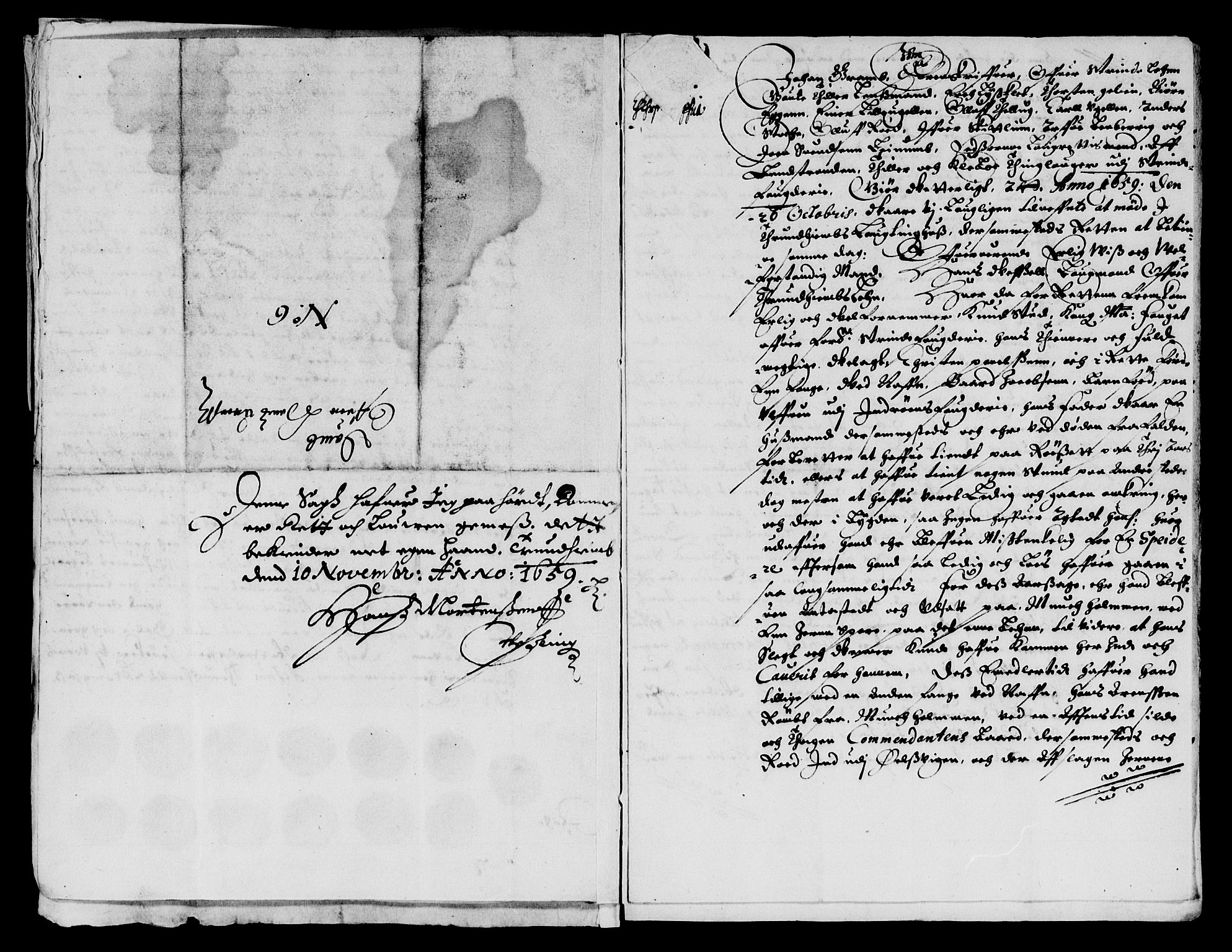Rentekammeret inntil 1814, Reviderte regnskaper, Lensregnskaper, AV/RA-EA-5023/R/Rb/Rbw/L0140: Trondheim len, 1659-1660
