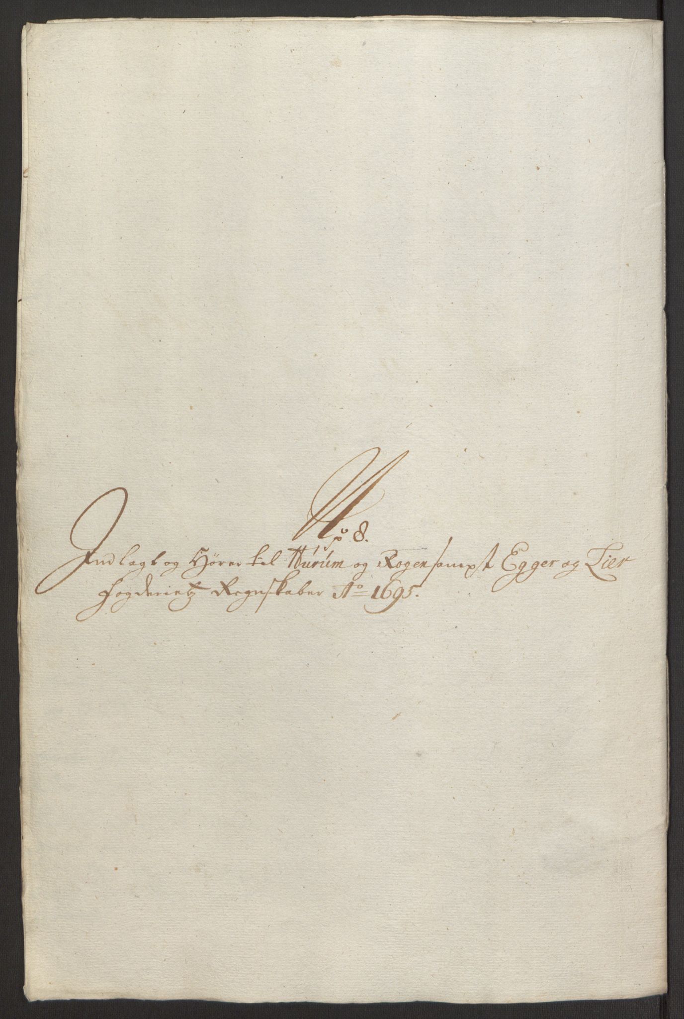 Rentekammeret inntil 1814, Reviderte regnskaper, Fogderegnskap, AV/RA-EA-4092/R30/L1694: Fogderegnskap Hurum, Røyken, Eiker og Lier, 1694-1696, s. 277