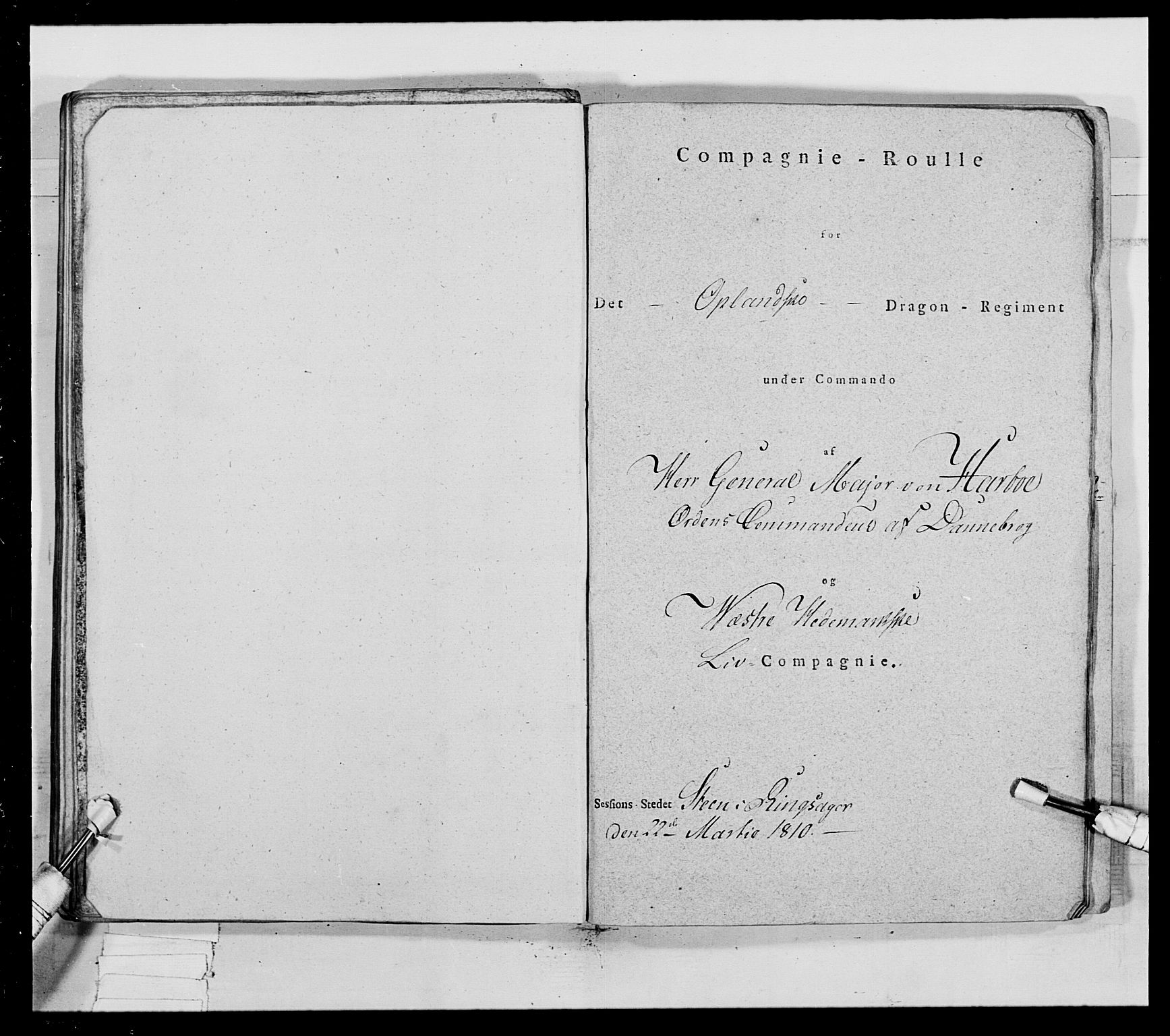 Generalitets- og kommissariatskollegiet, Det kongelige norske kommissariatskollegium, RA/EA-5420/E/Eh/L0018: Opplandske dragonregiment, 1810-1811, s. 449