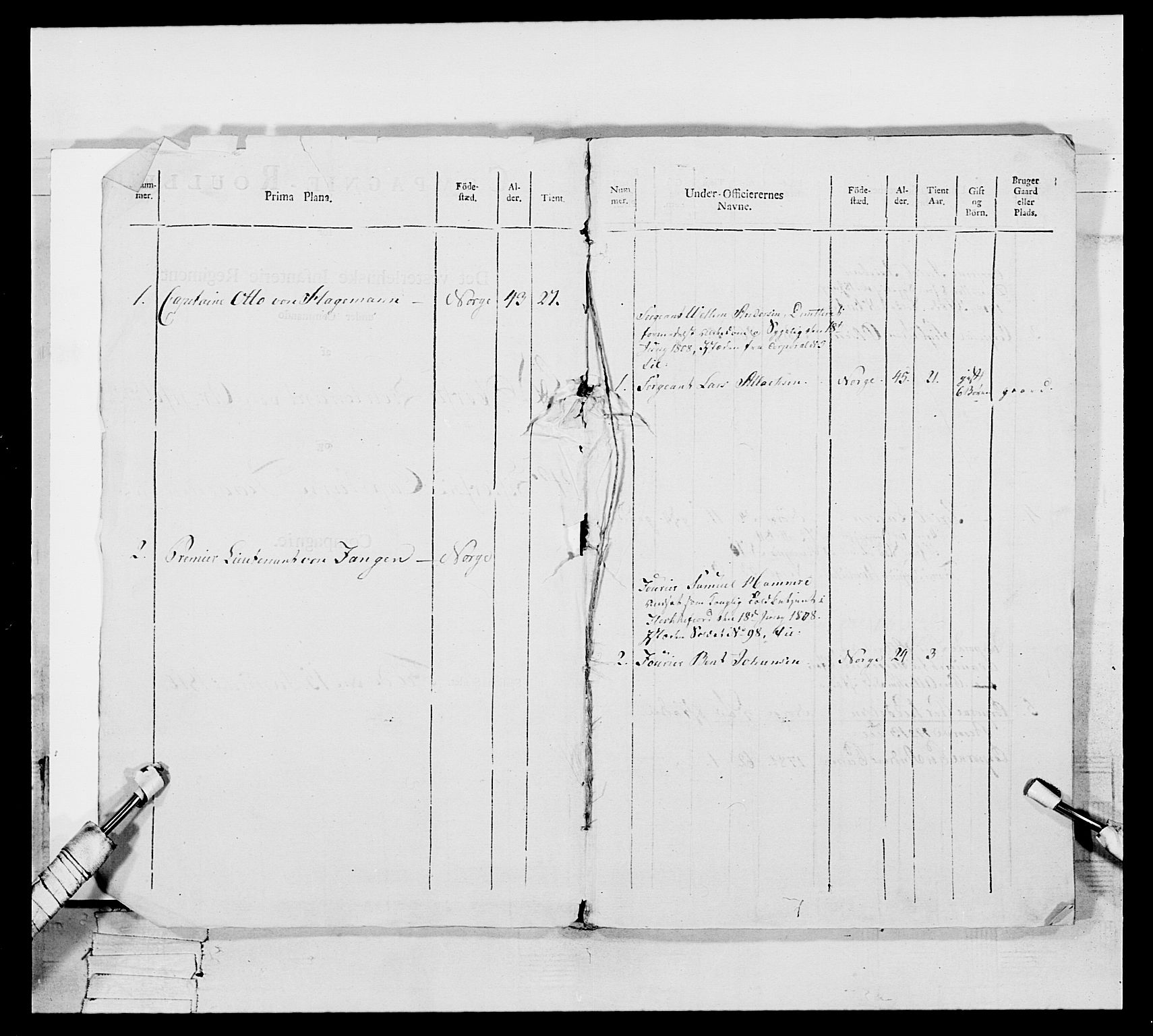 Generalitets- og kommissariatskollegiet, Det kongelige norske kommissariatskollegium, AV/RA-EA-5420/E/Eh/L0111: Vesterlenske nasjonale infanteriregiment, 1810, s. 7